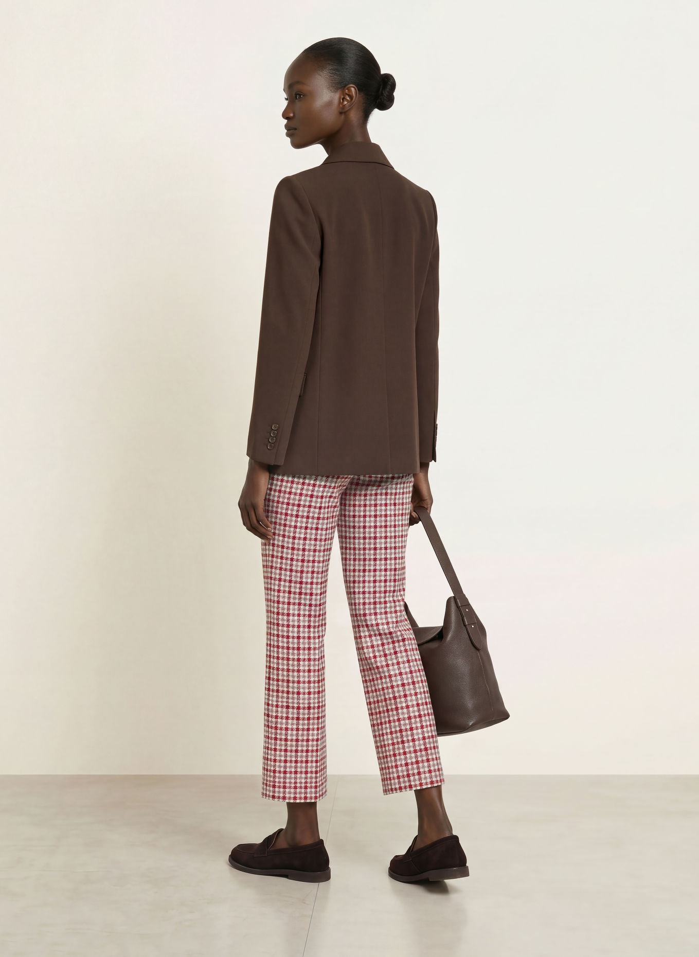 RAFFAELLO ROSSI Jersey-Culotte ELAINE: BRAUN / ECRU / DUNKELROT