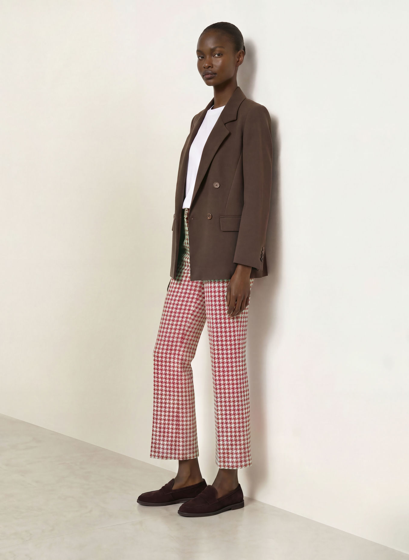 RAFFAELLO ROSSI Jersey-Culotte ELAINE: BRAUN / ECRU / DUNKELROT