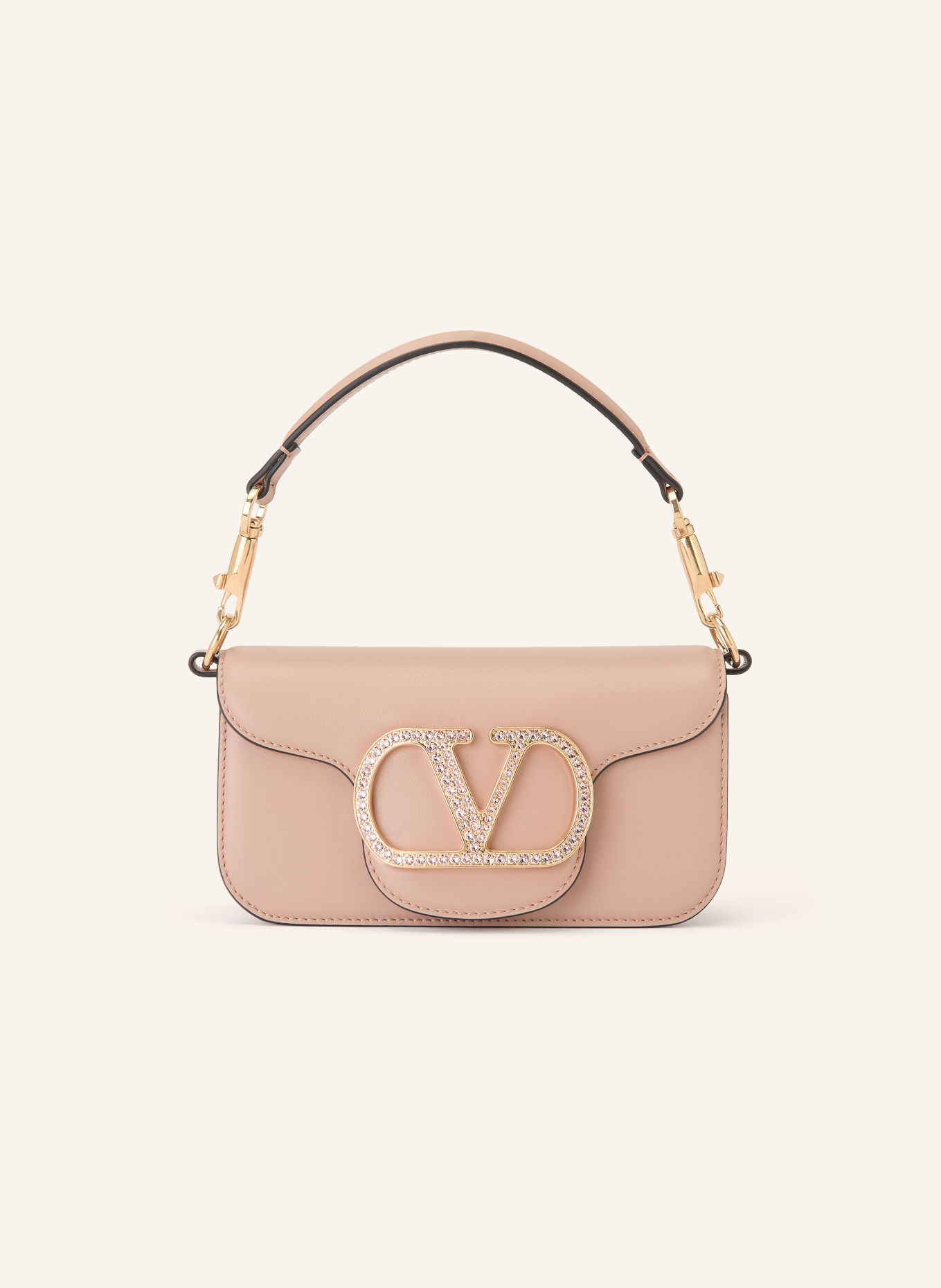 VALENTINO GARAVANI LOCO' Crossbody Bag: ROSE / ROSE GOLD