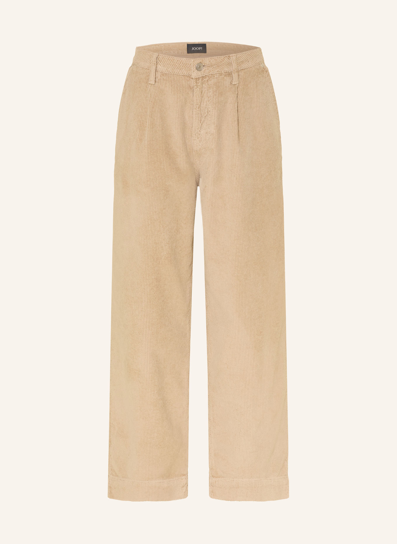JOOP! 7/8 broek EDDA van corduroy: BEIGE