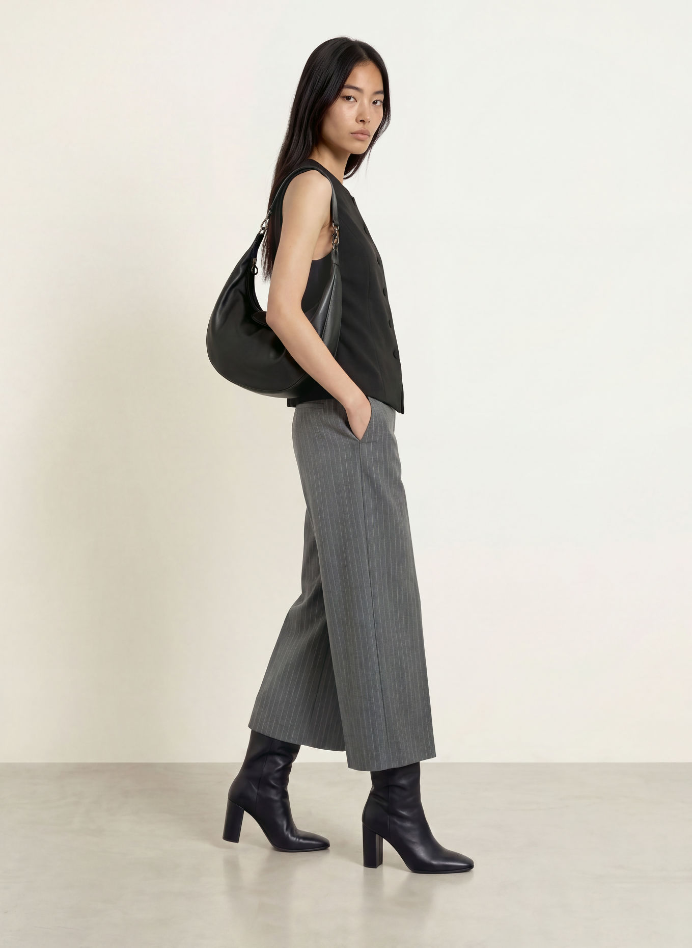 JOOP! Culotte: MÖRKGRÅ / VIT