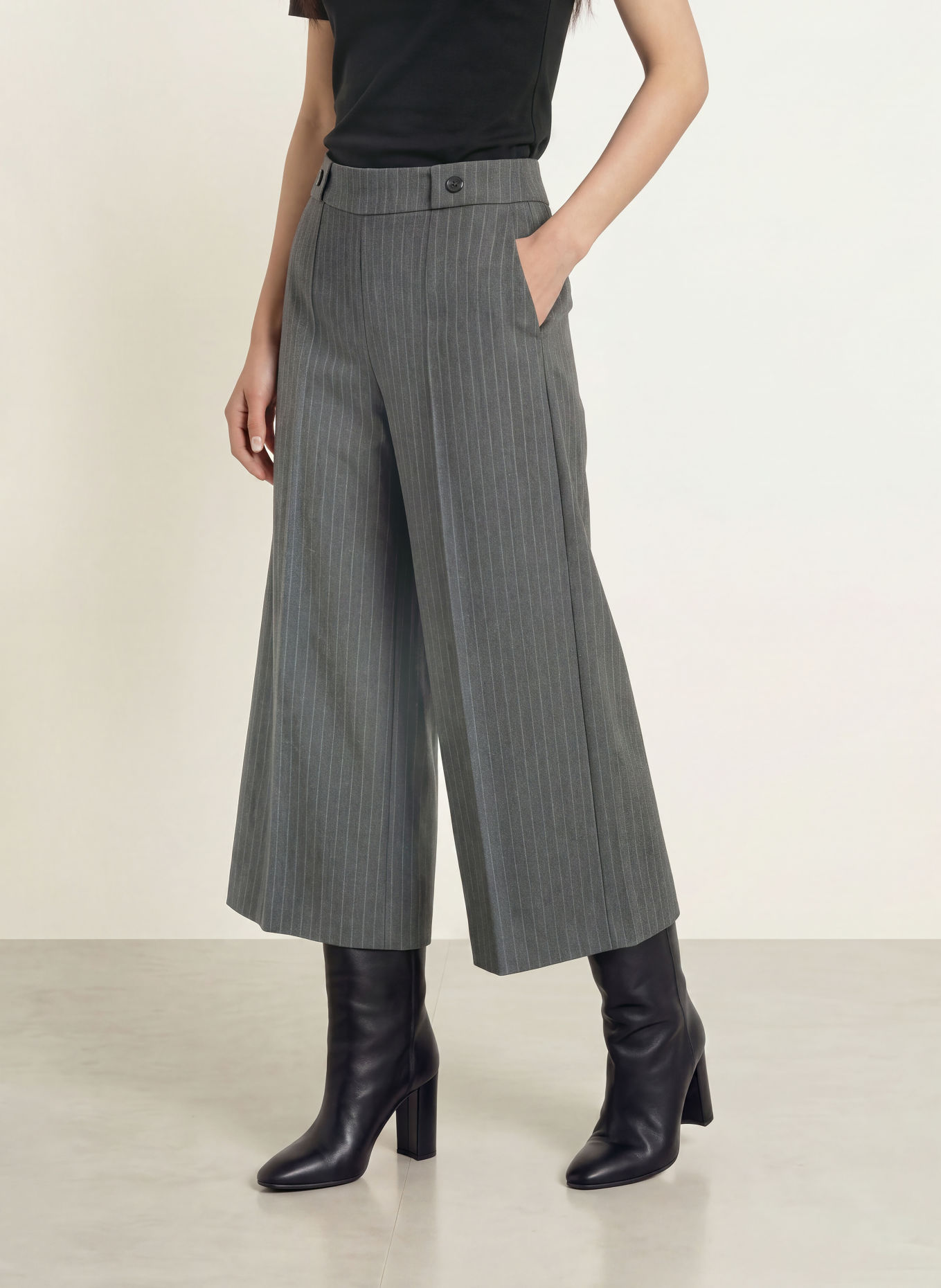 JOOP! Culotte: MÖRKGRÅ / VIT