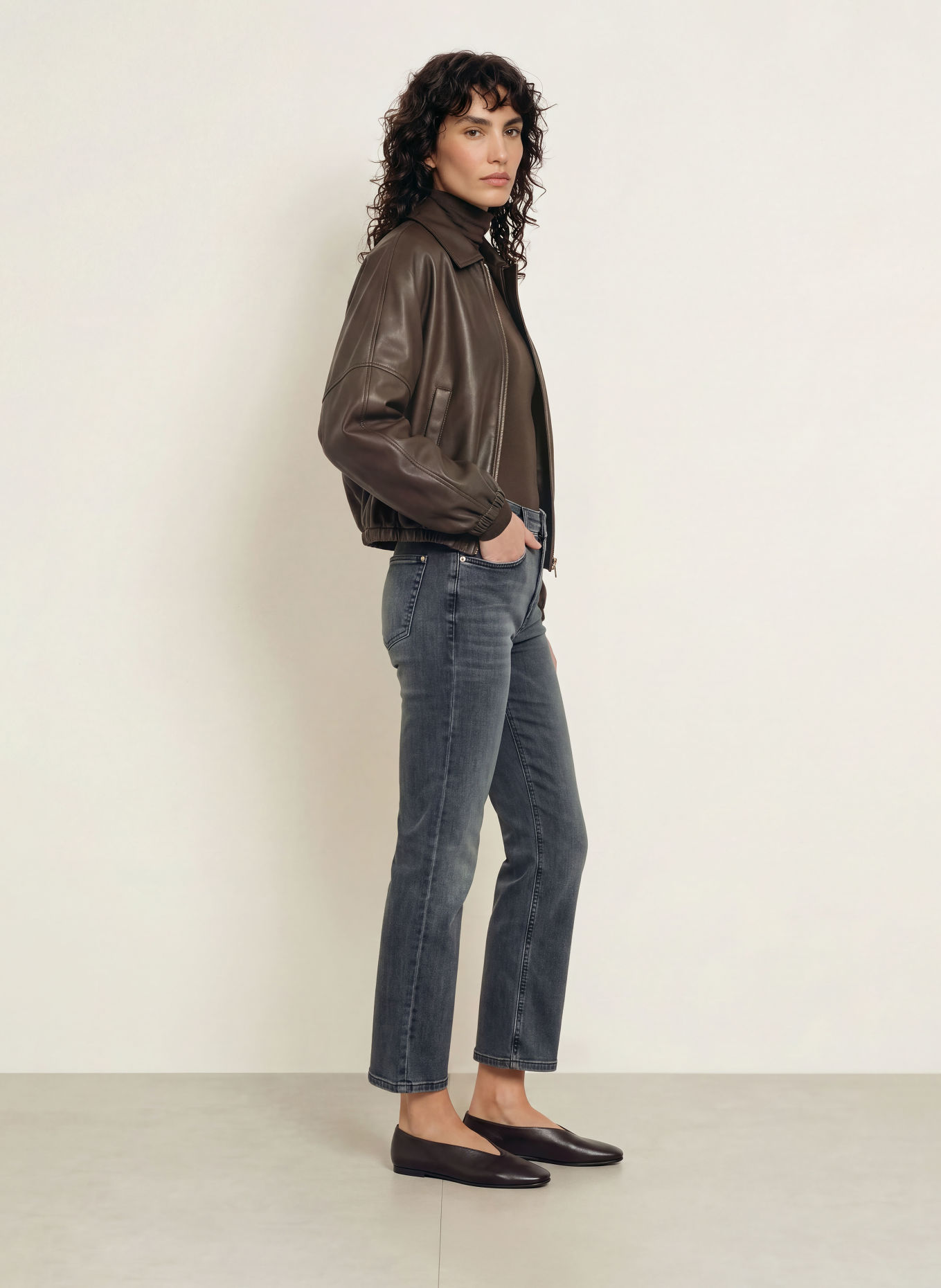 CAMBIO Straight Jeans GINI: 5214 midnight stone used