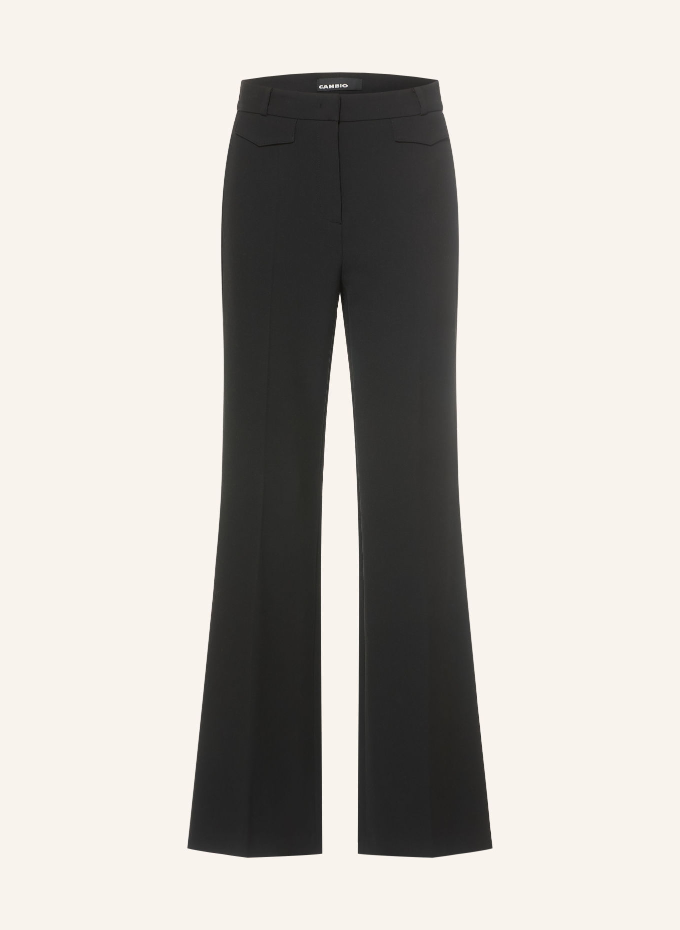 CAMBIO Marlene-broek FAMOUS: ZWART
