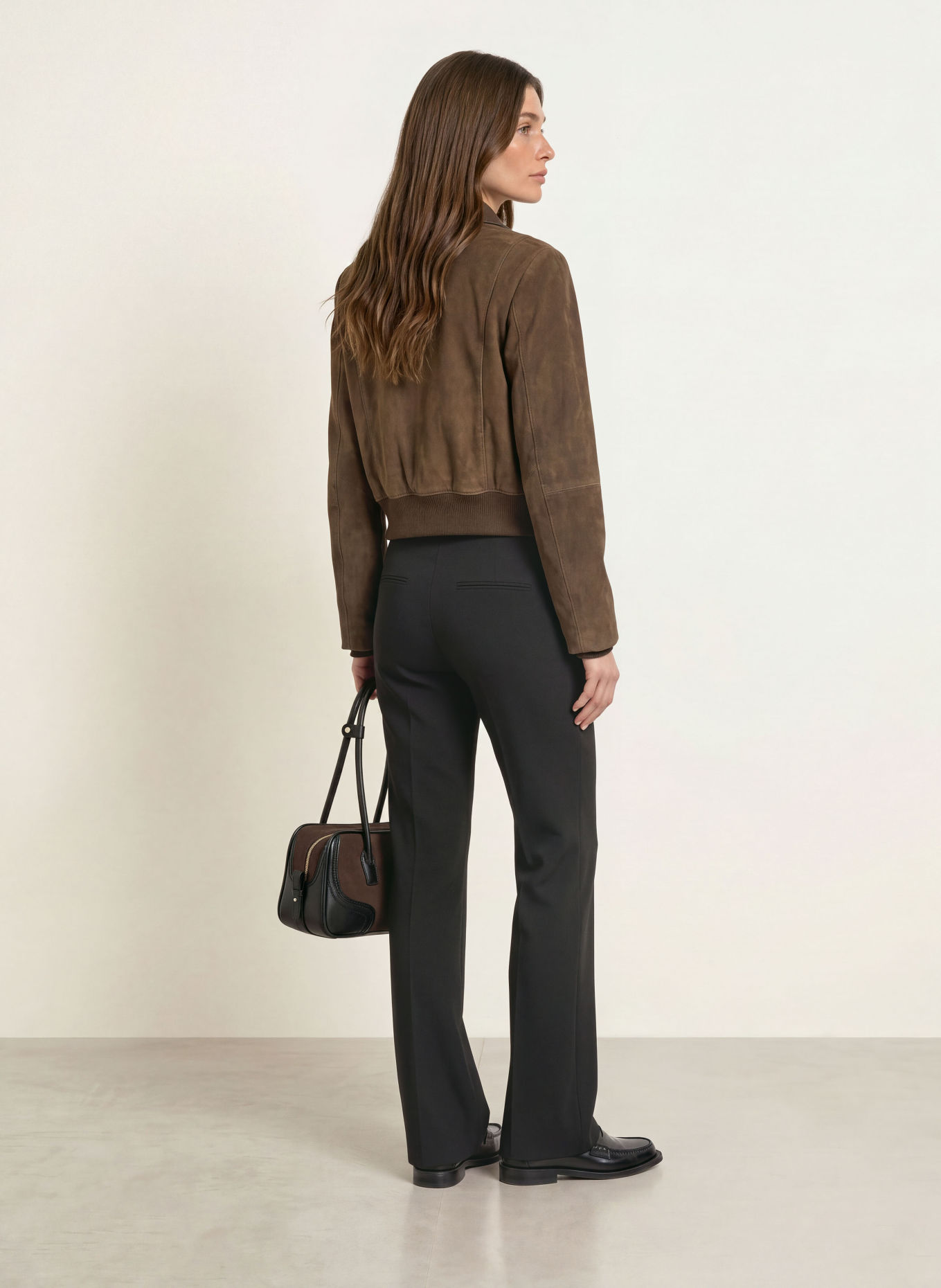 CAMBIO Marlene-broek FAMOUS: ZWART