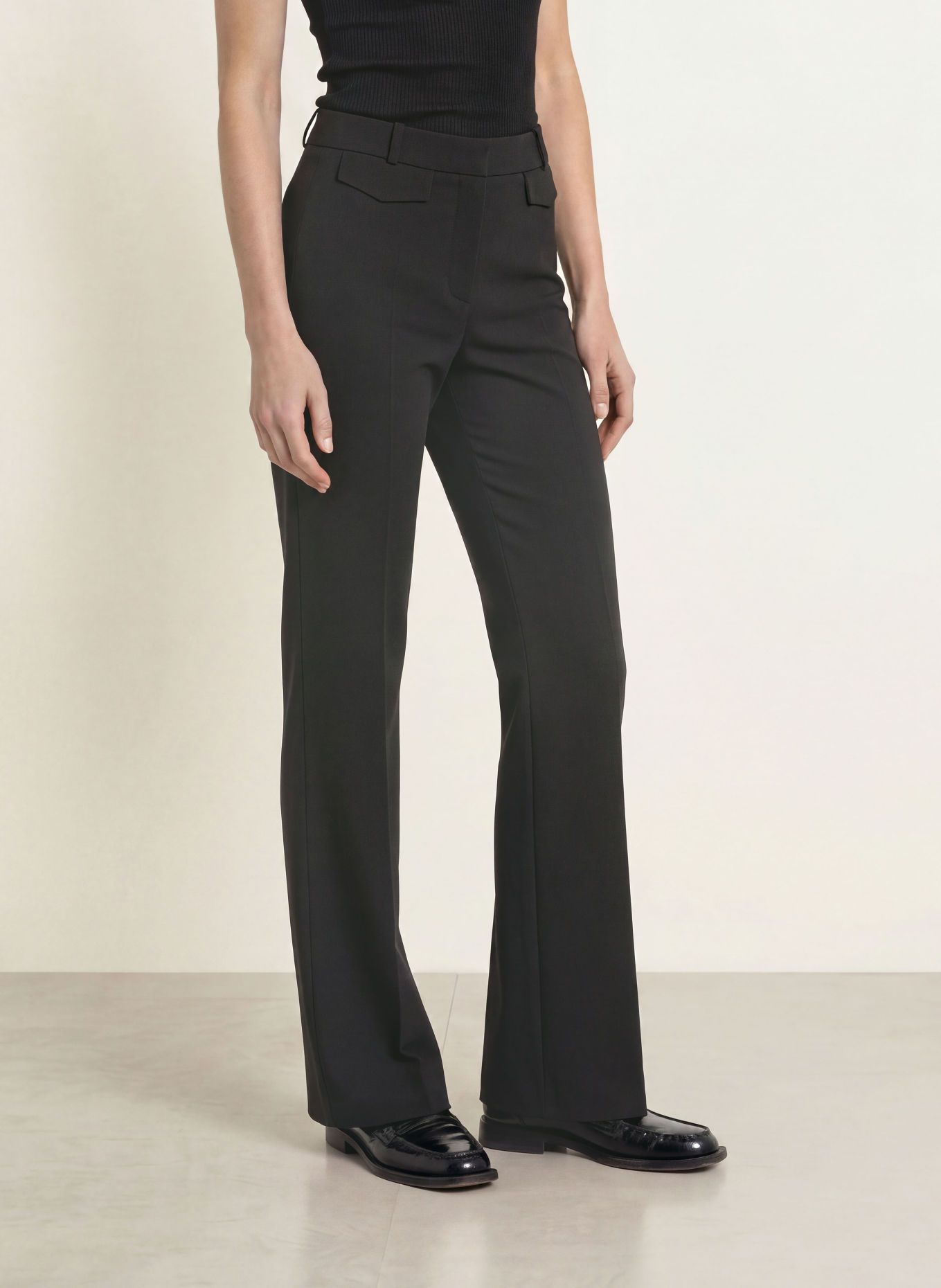 CAMBIO Marlene-broek FAMOUS: ZWART
