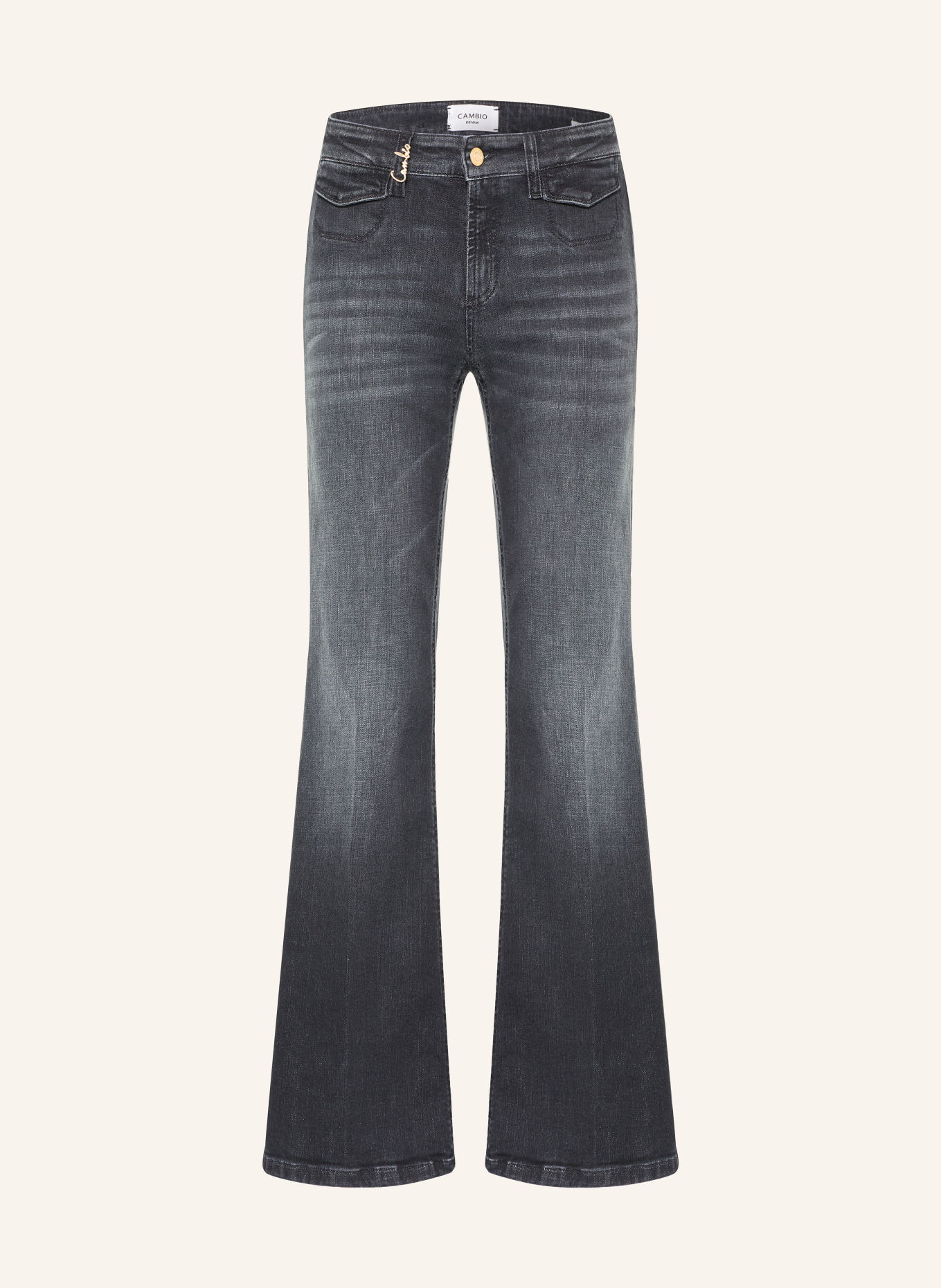 CAMBIO Flared jeans FABIENNE: 5105 natural well worn used