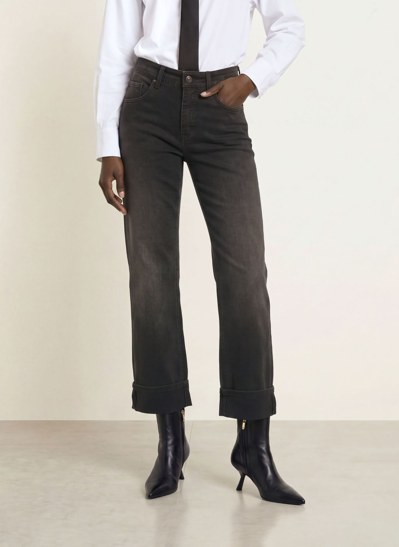 CAMBIO Raka jeans GAIA: 5410 lefthand brown overdyed