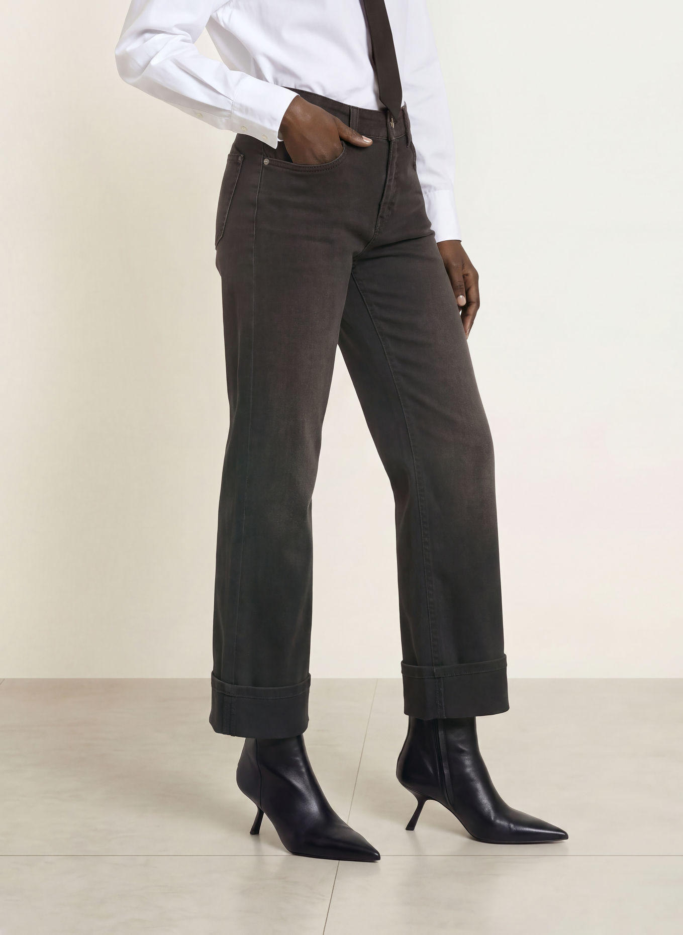 CAMBIO Raka jeans GAIA: 5410 lefthand brown overdyed