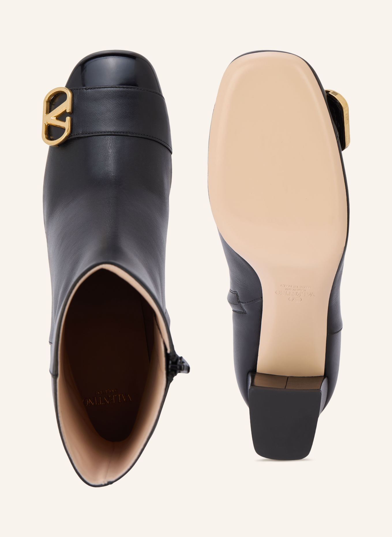 VALENTINO GARAVANI VEESIDE Ankle boots: BLACK