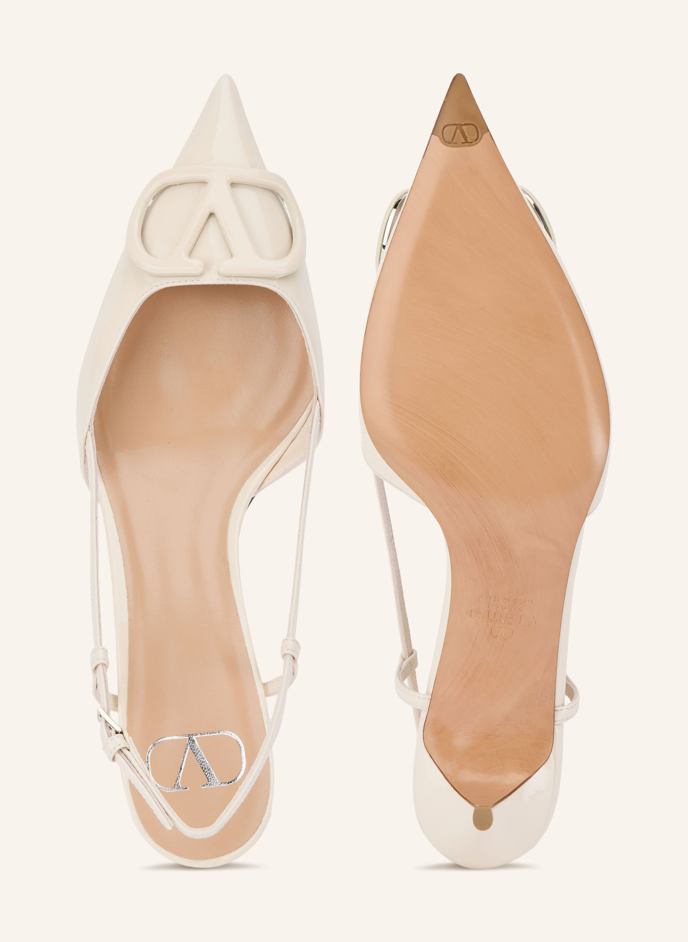 VALENTINO GARAVANI Slingpumps VLOGO SIGNATURE: CREME