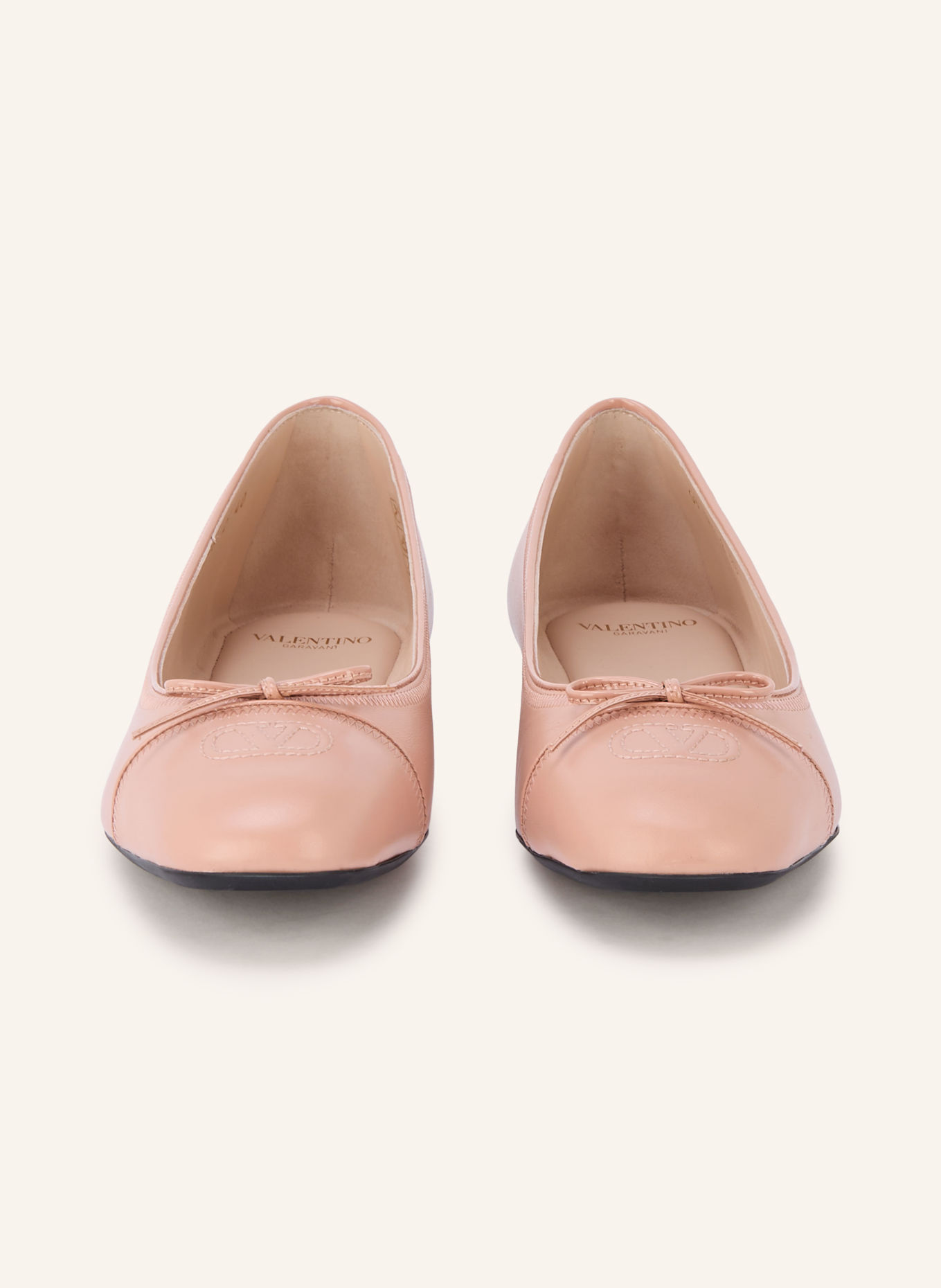 VALENTINO GARAVANI Ballerinas VLOGO SIGNATURE: ROSÉ