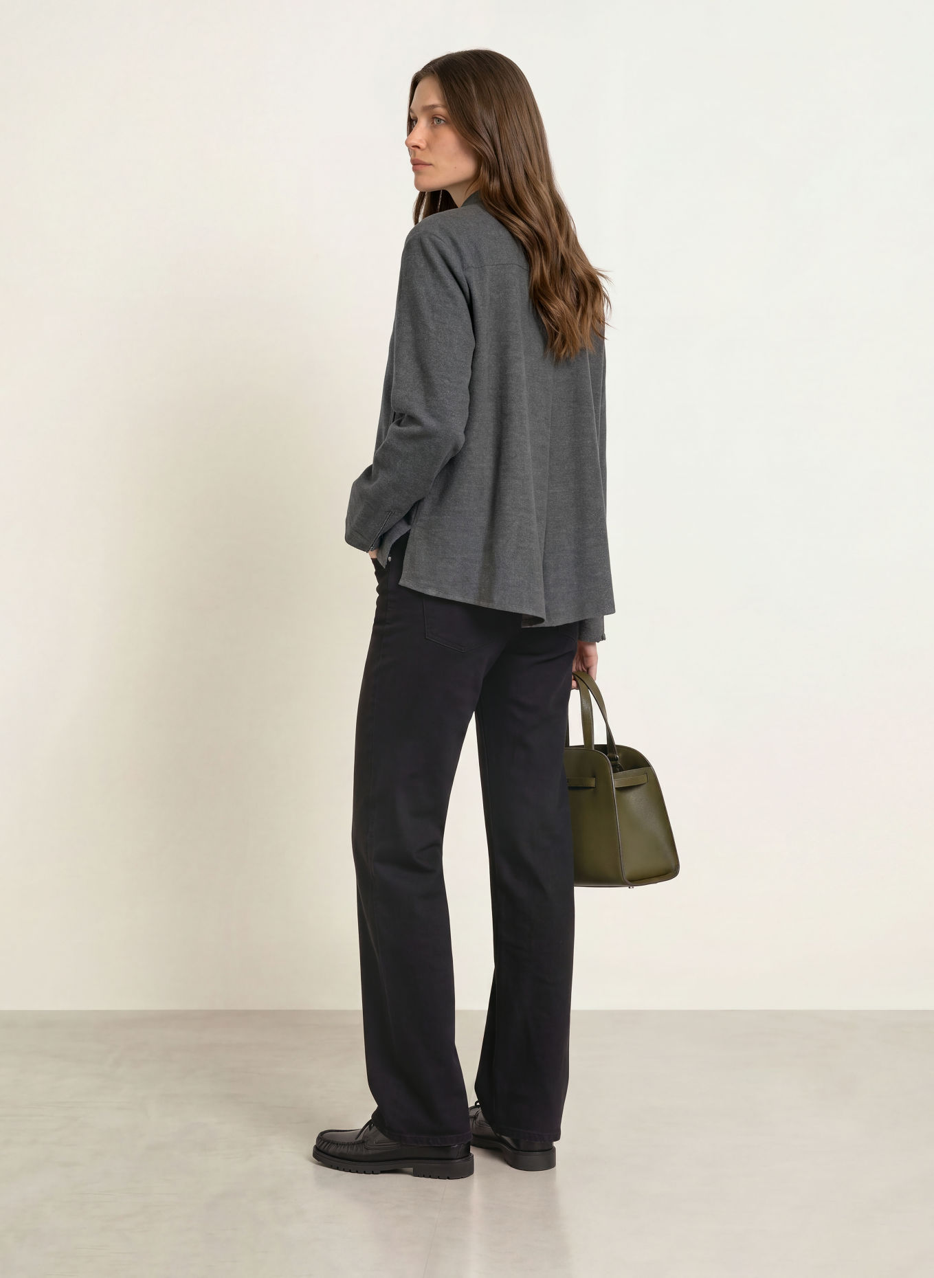 Soluzione Oversized Blouse: DARK GRAY