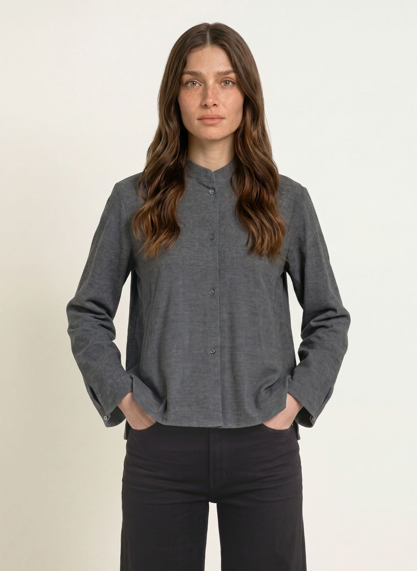 Soluzione Oversized Blouse: DARK GRAY