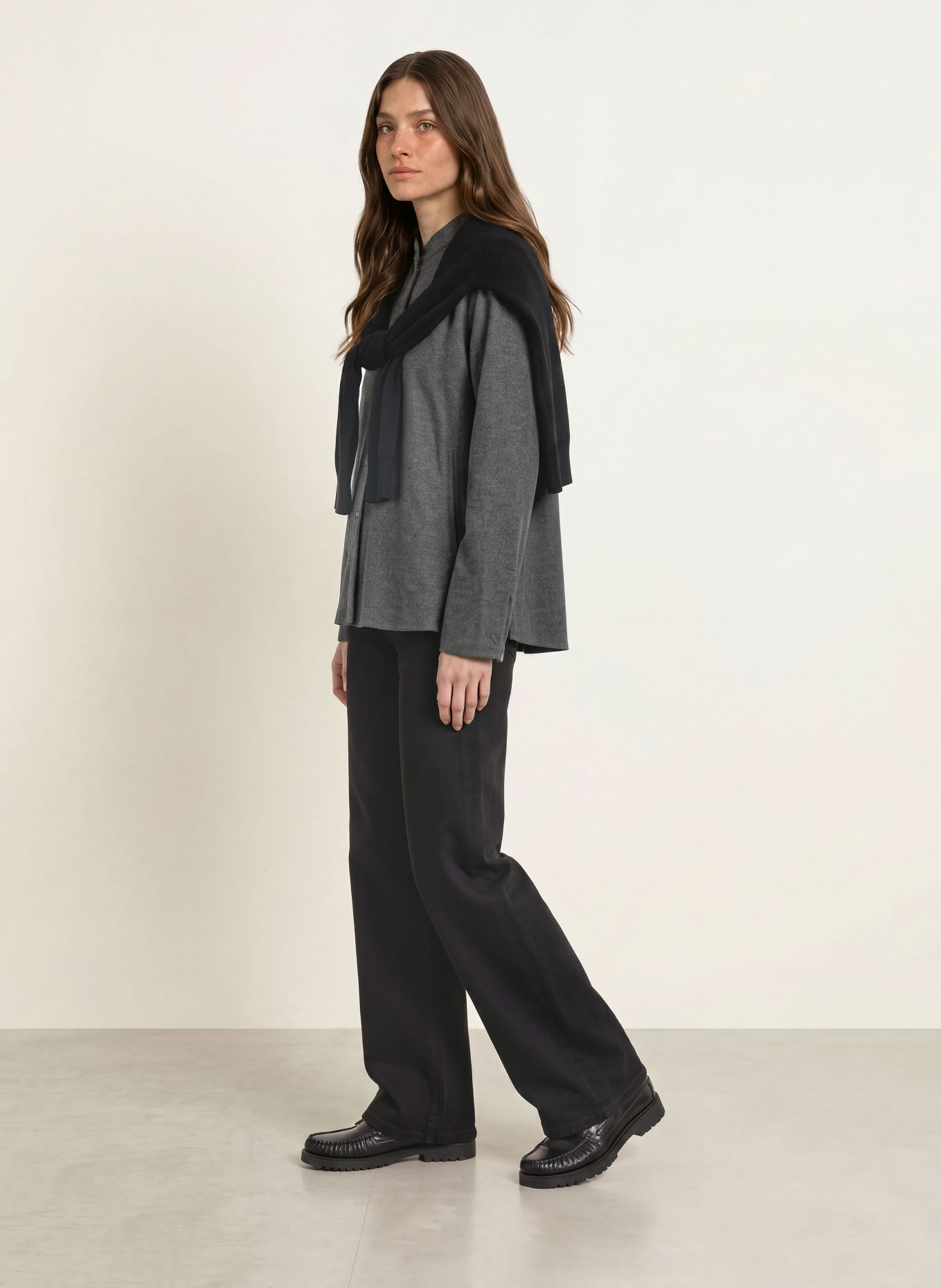 Soluzione Oversized Blouse: DARK GRAY