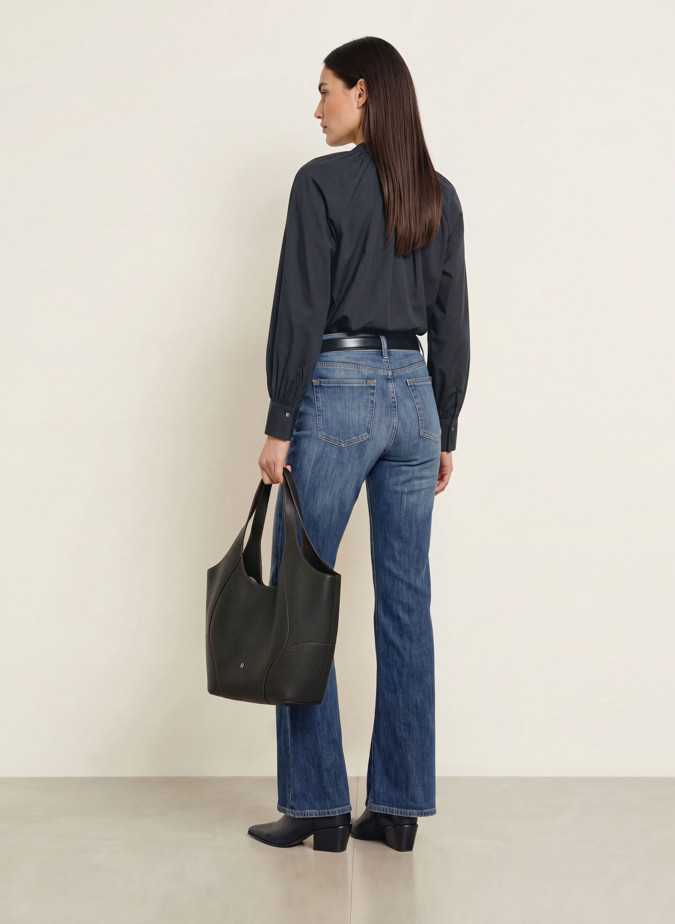 Soluzione Blouseshirt: ZWART