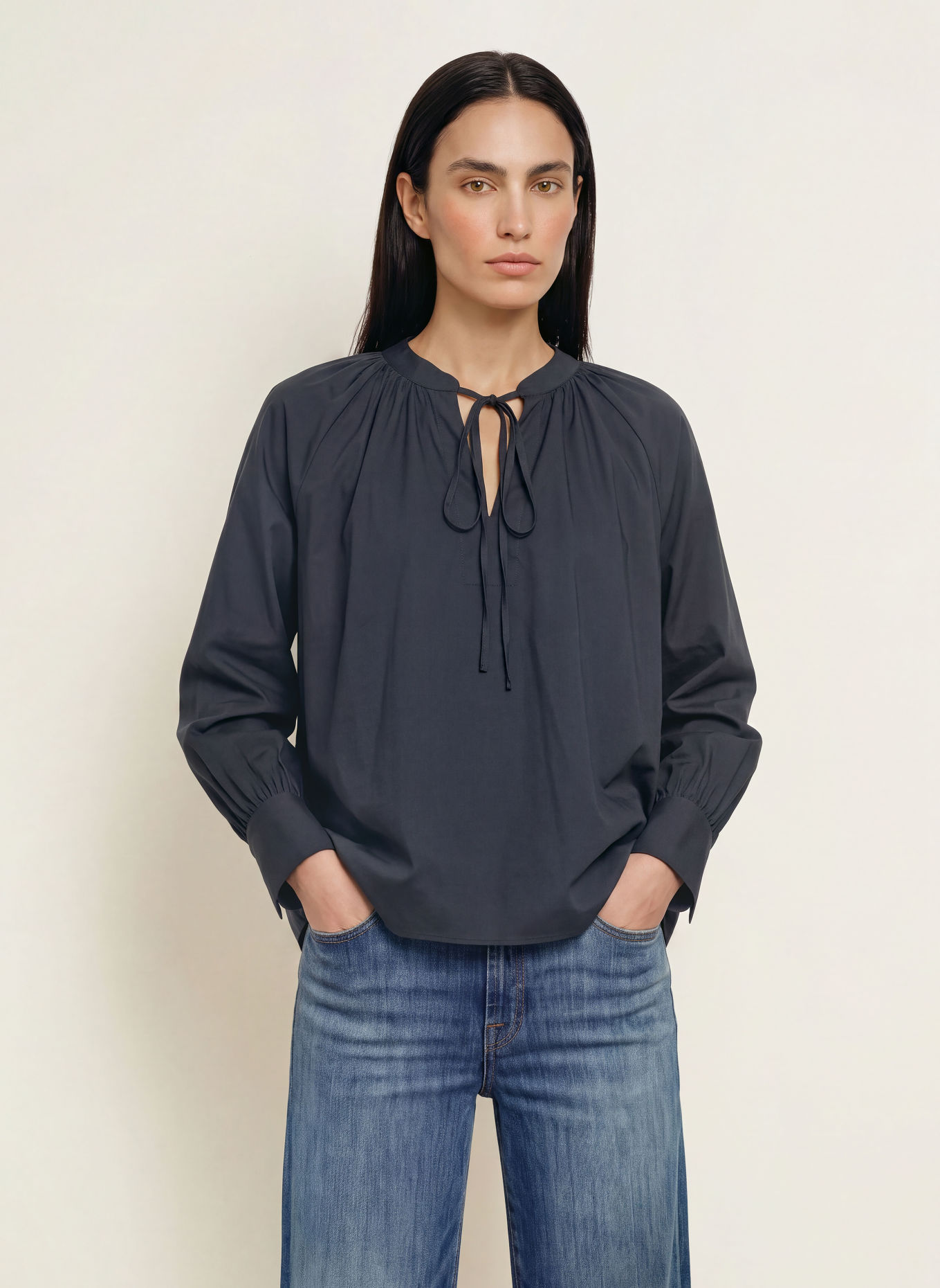 Soluzione Blouseshirt: ZWART