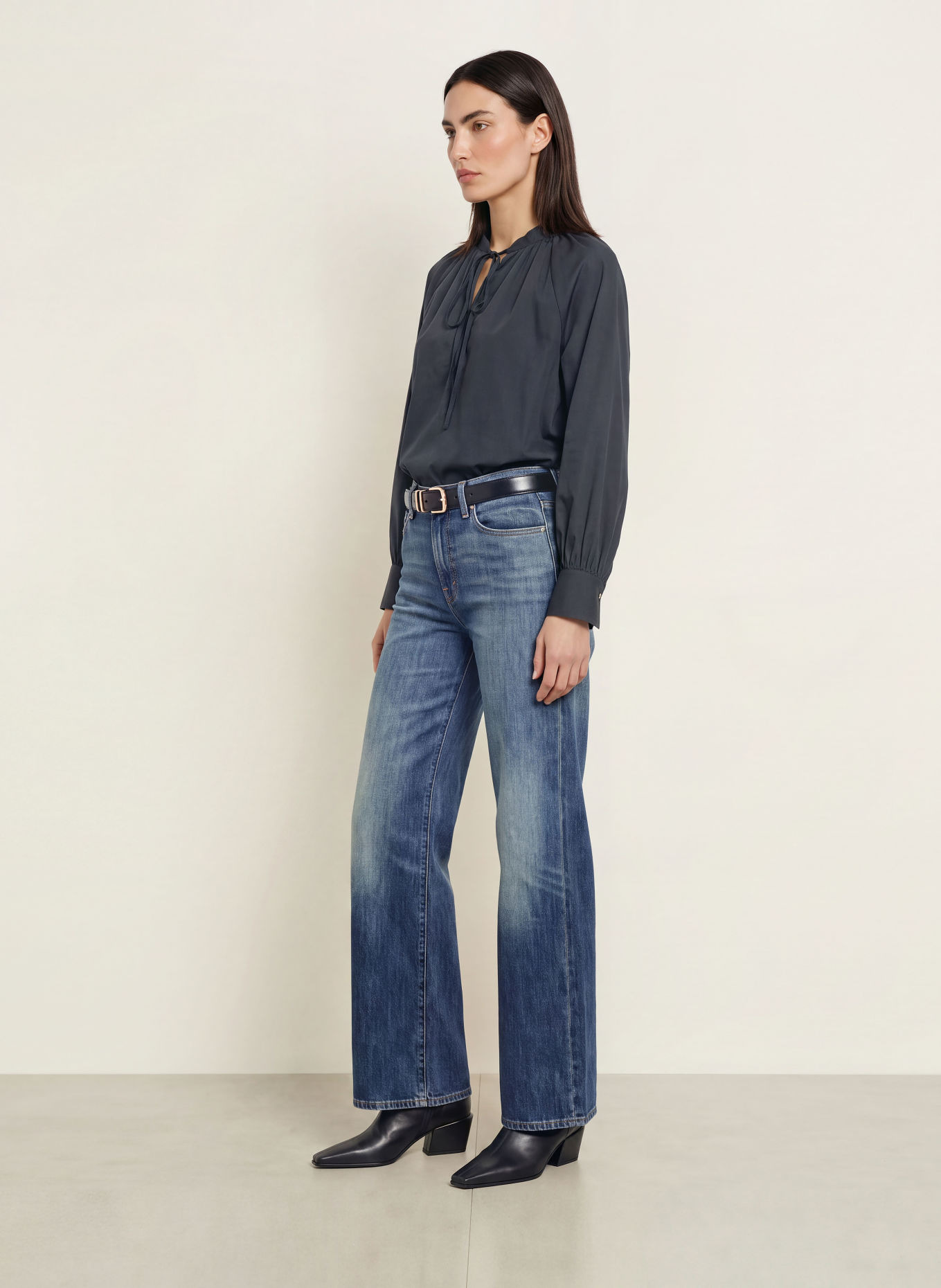 Soluzione Blouseshirt: ZWART