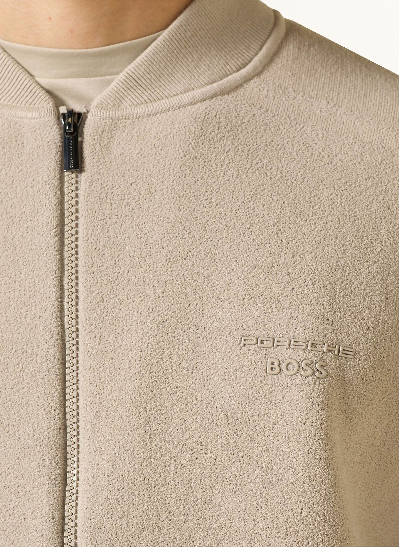 BOSS Veste ICONS70 en mélange de matières: MARRON CLAIR