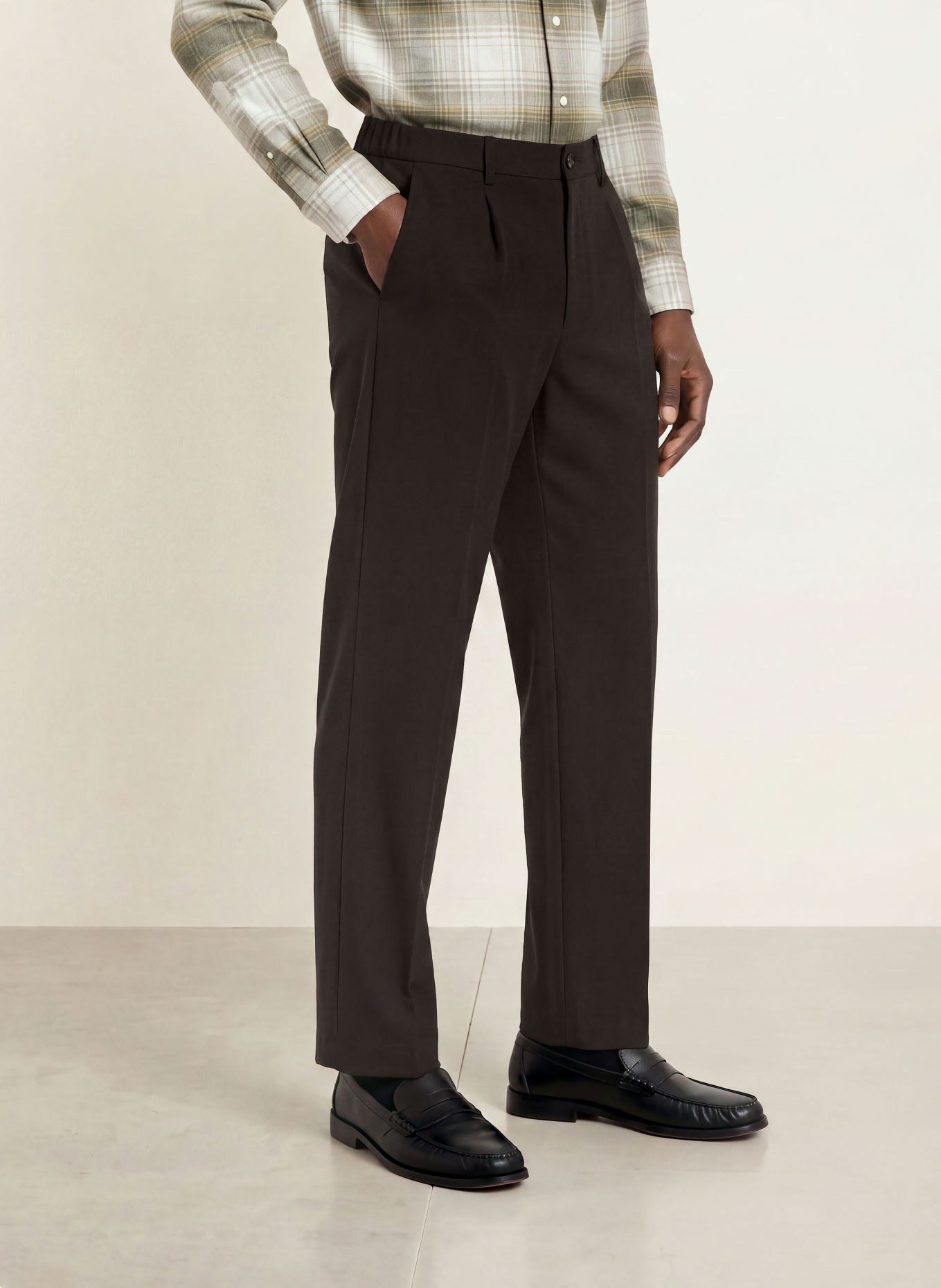 PAUL Chino coupe large: NOIR