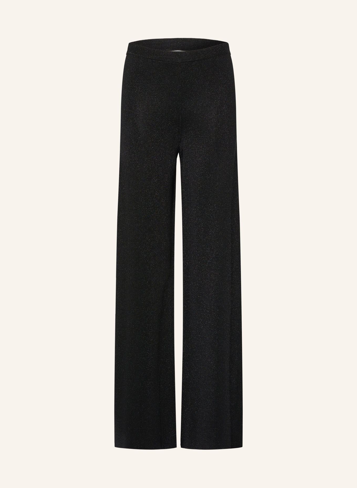 MALINA AMMIE Knit Pants: BLACK