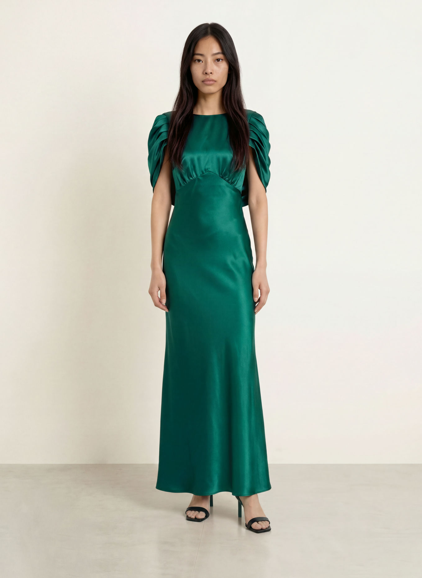 MALINA LOUISE Evening dress: DARK GREEN