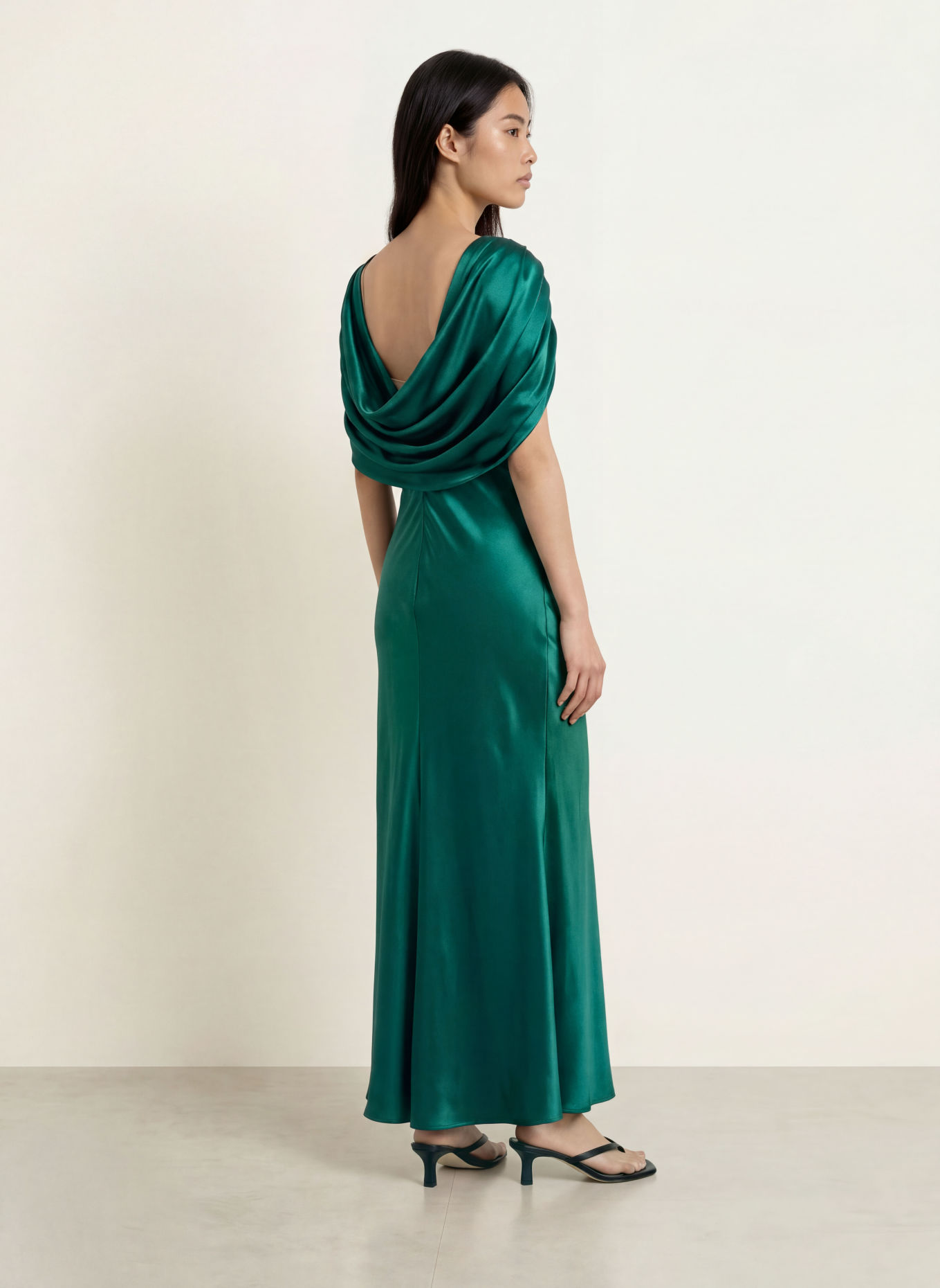 MALINA LOUISE Evening dress: DARK GREEN