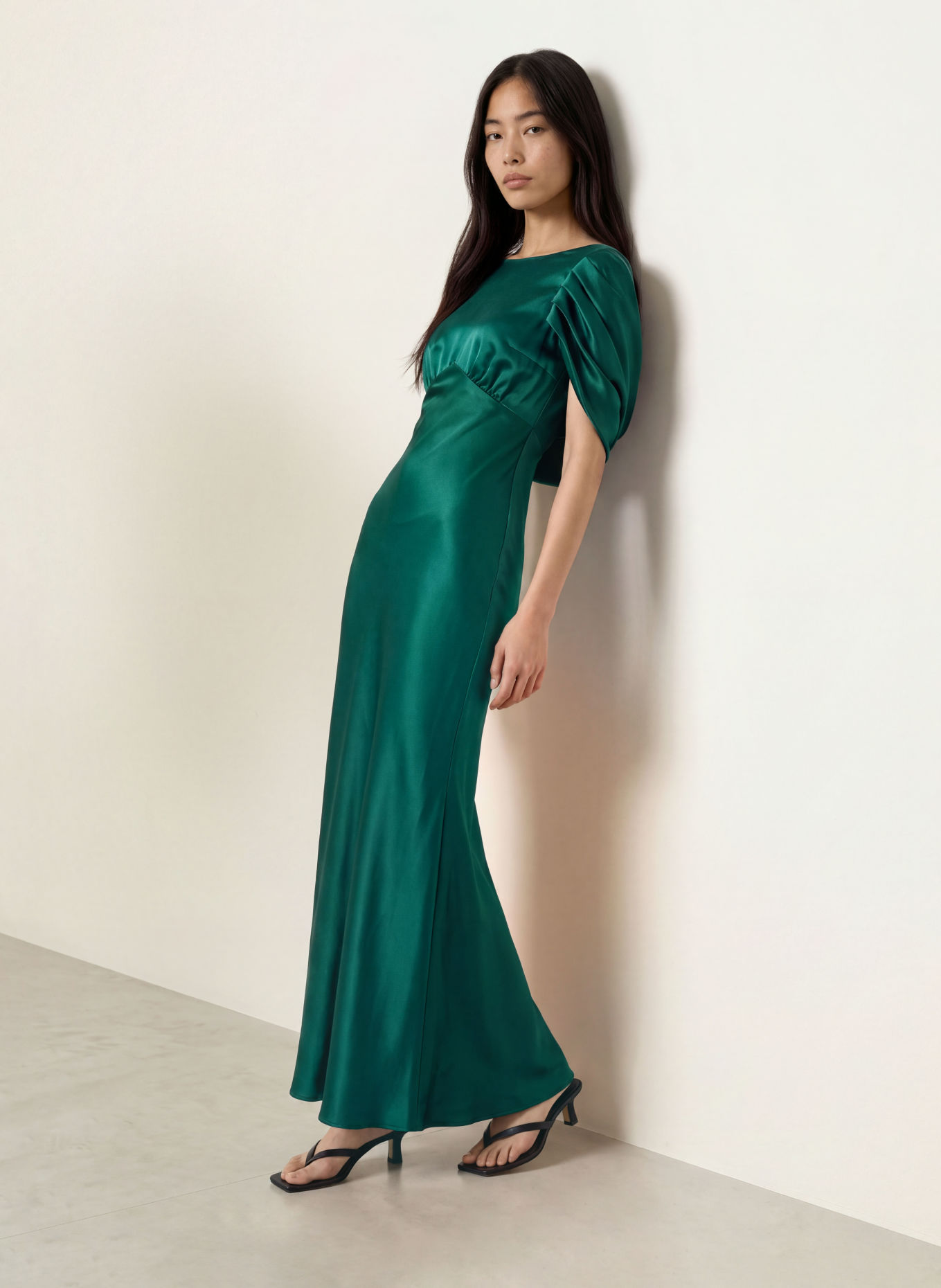 MALINA LOUISE Evening dress: DARK GREEN