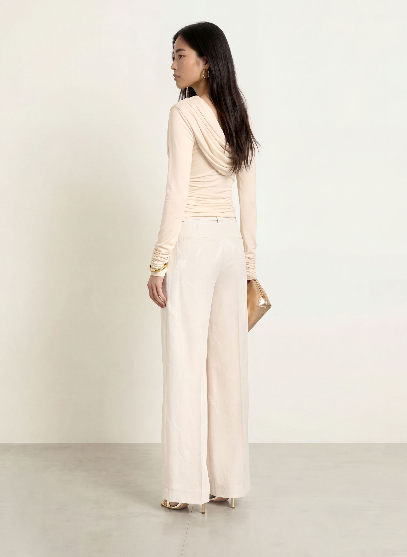 MALINA SINGNE Long-sleeve shirt: CREAM