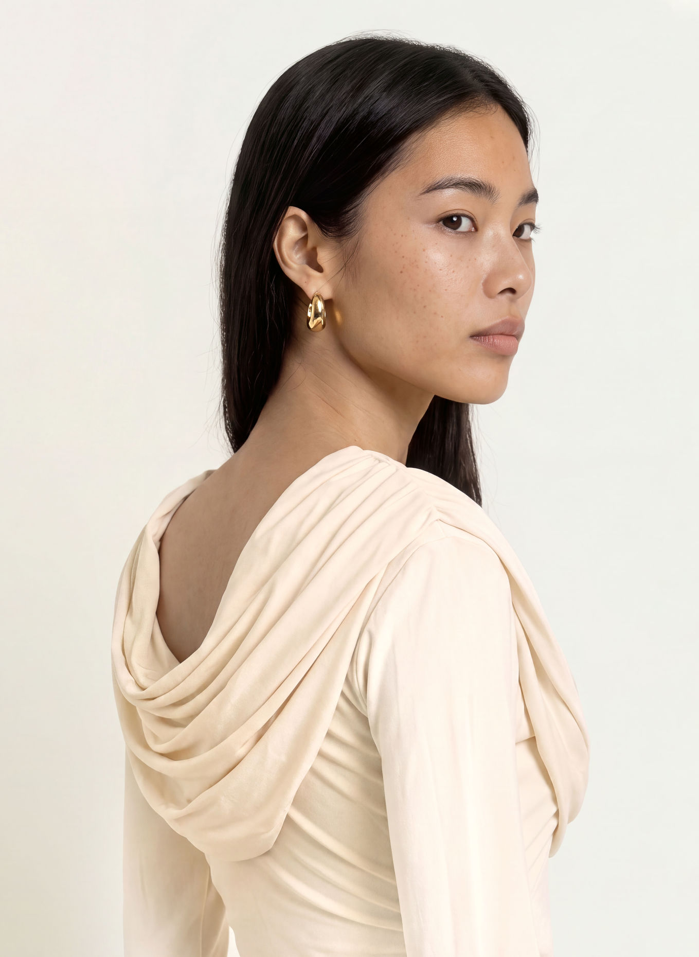 MALINA SINGNE Long-sleeve shirt: CREAM