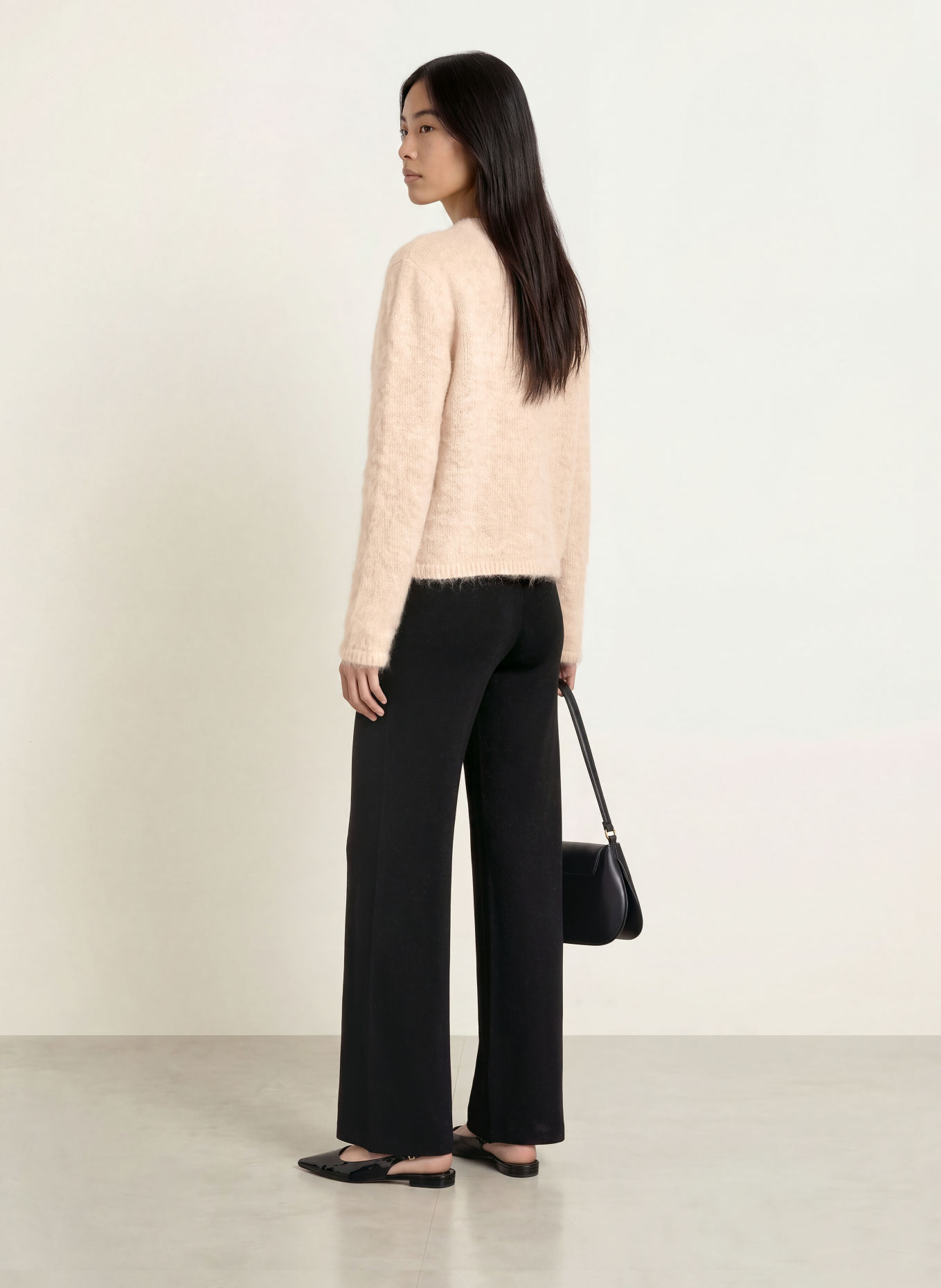 MALINA Strickjacke TEODORA mit Mohair: BEIGE