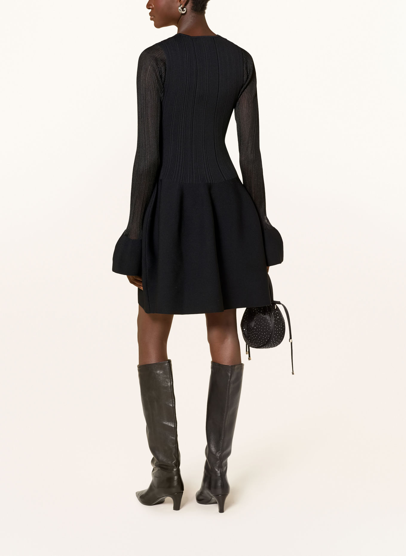 MALINA ELONA Cocktail Dress: BLACK
