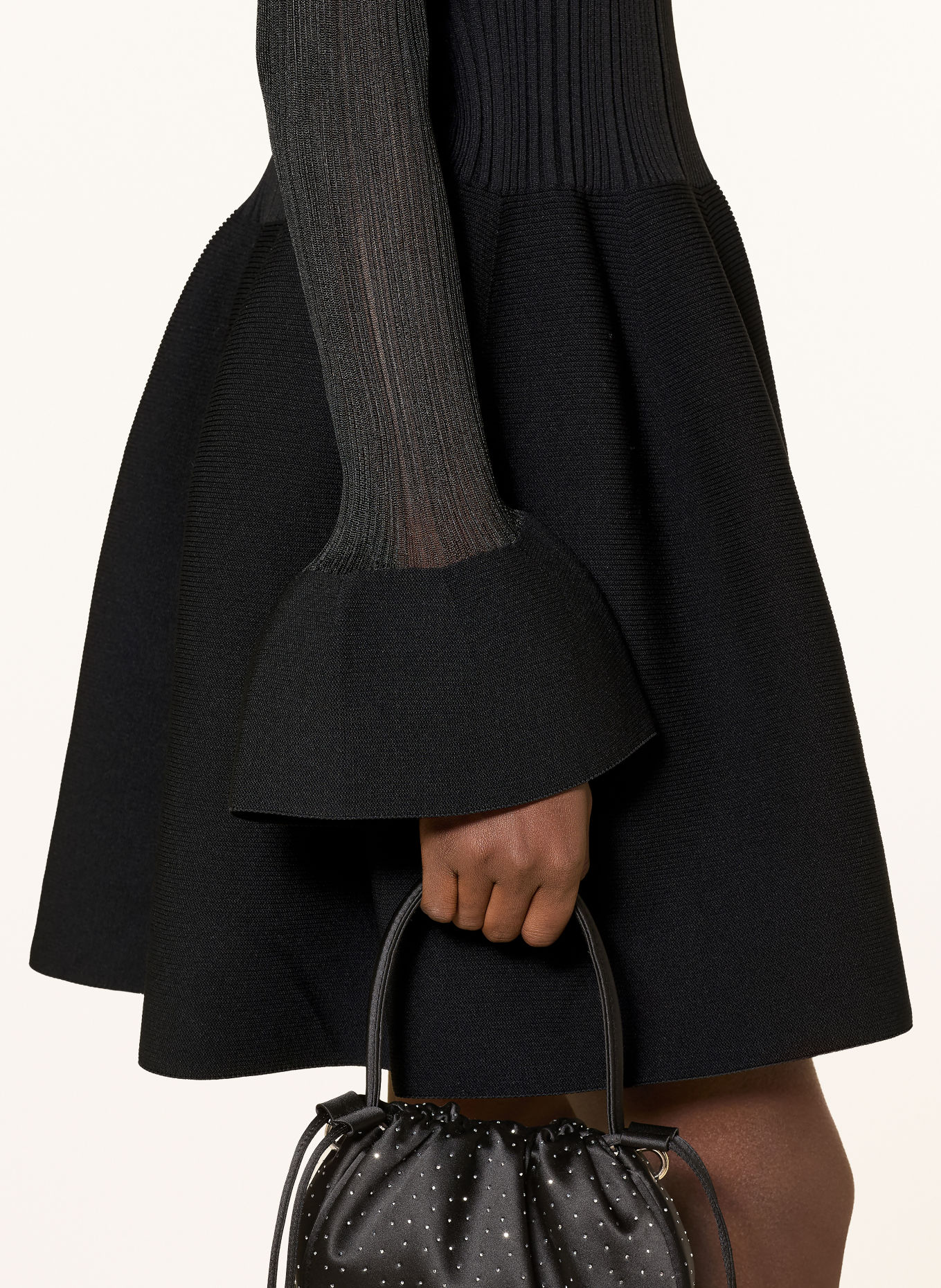 MALINA ELONA Cocktail Dress: BLACK