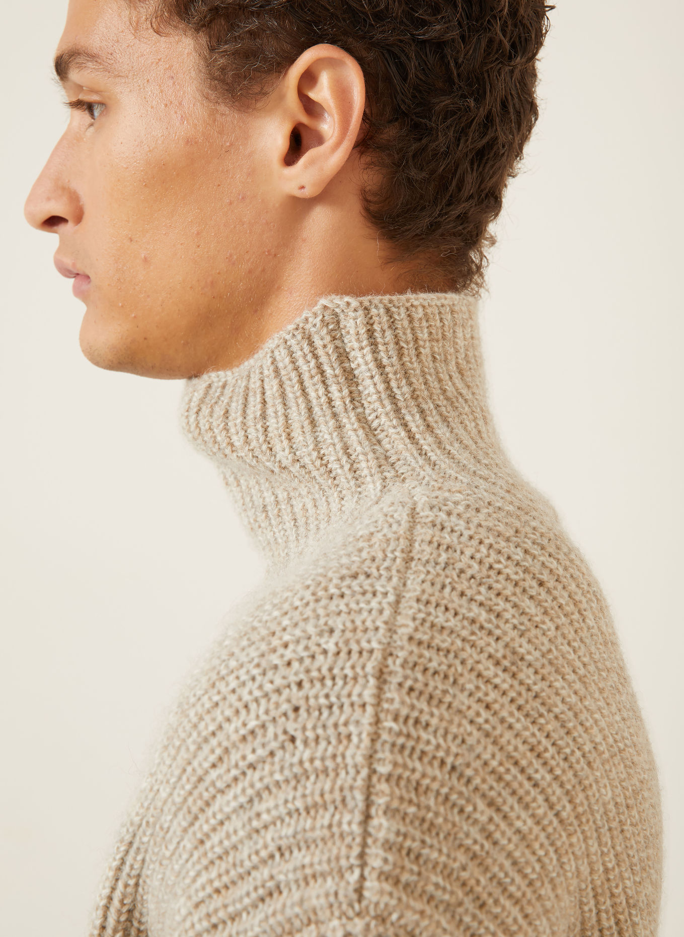 LEMAIRE Alpaca Sweaters: BEIGE