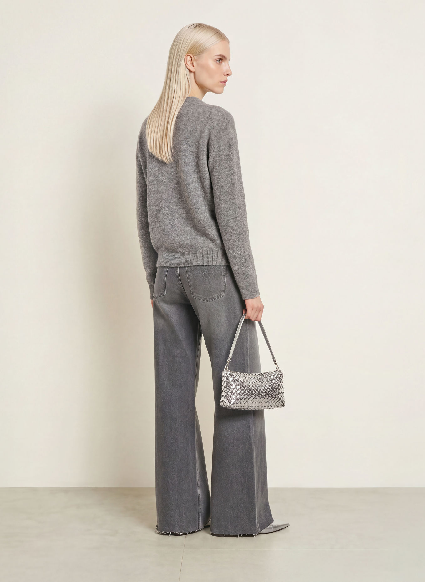 Grace Strickjacke: GRAU