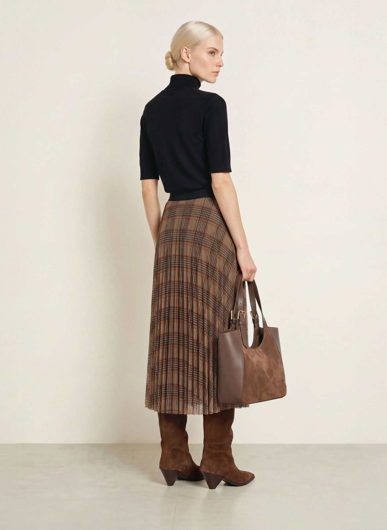 CINQUE Bluza z golfem CIBRUNO: CZARNY