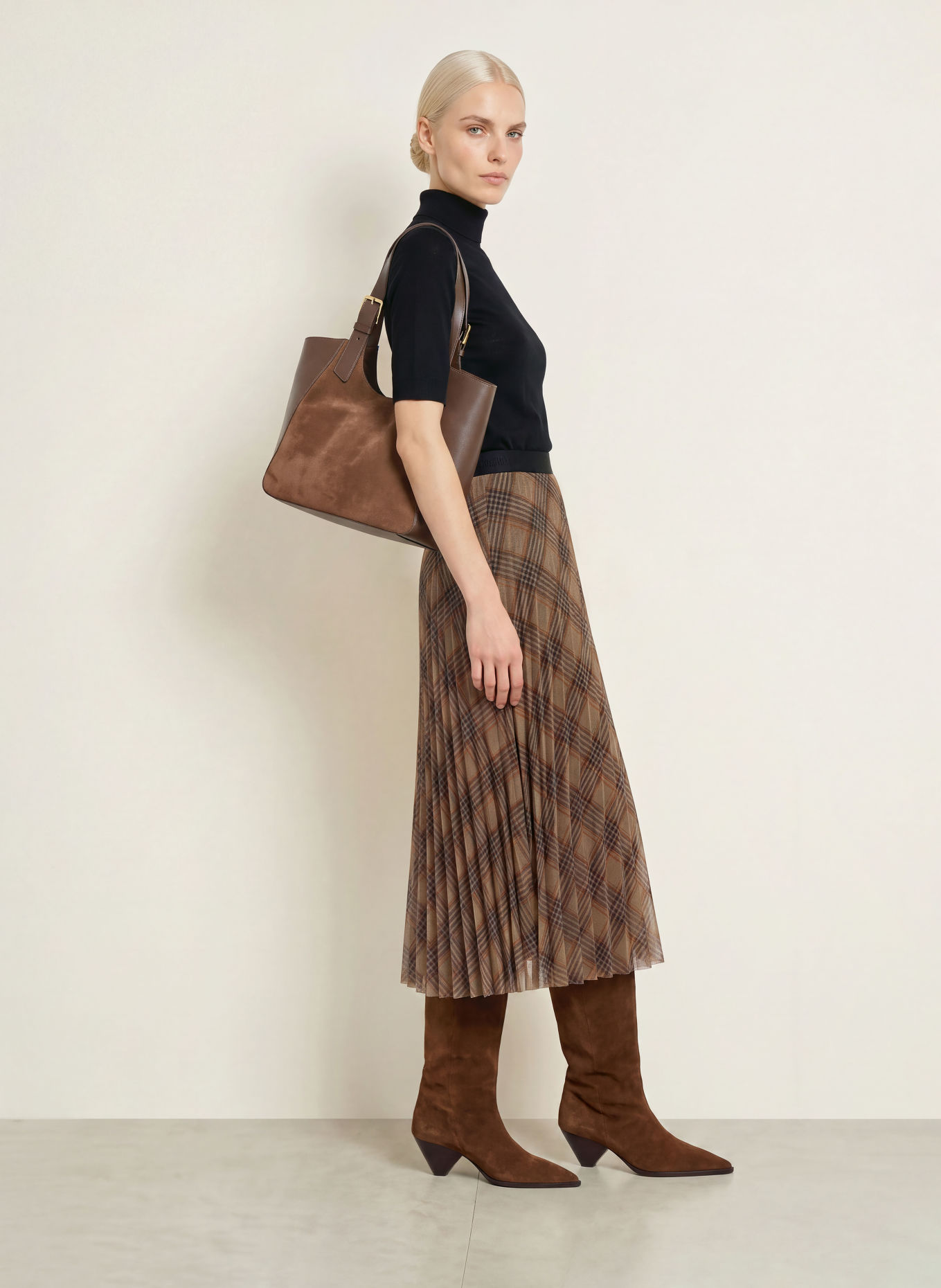 CINQUE Bluza z golfem CIBRUNO: CZARNY