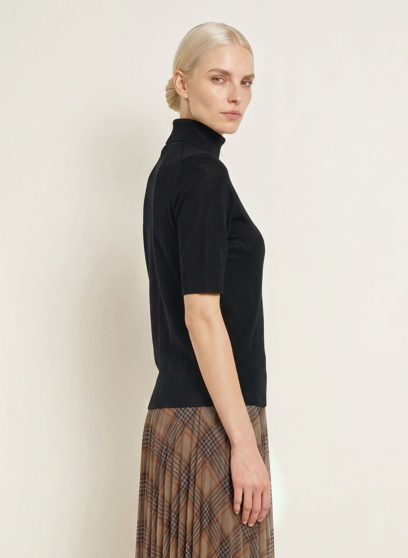 CINQUE Bluza z golfem CIBRUNO: CZARNY