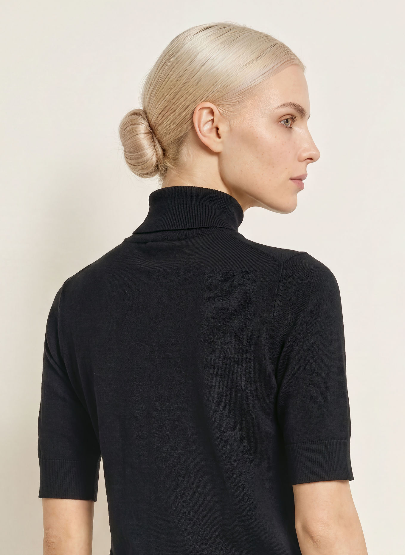 CINQUE Bluza z golfem CIBRUNO: CZARNY