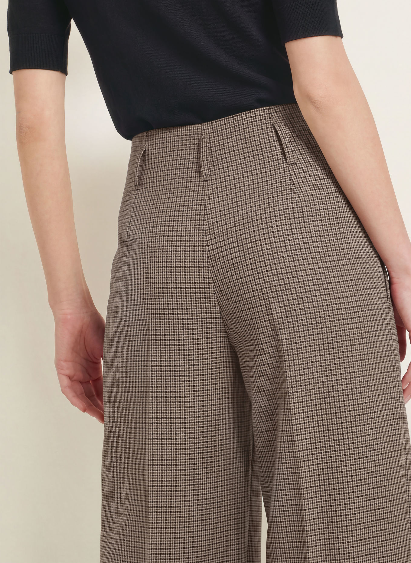 CINQUE Marlene-broek CISICILIA: BRUIN / ZWART