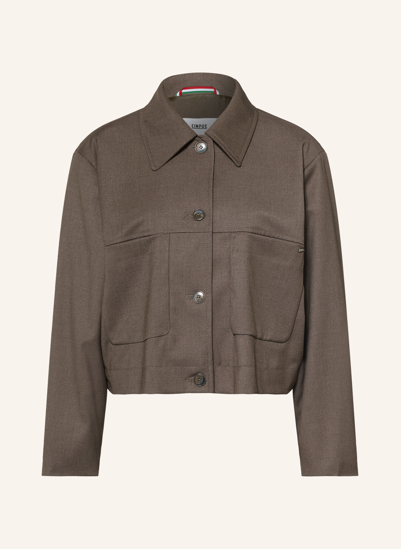 CINQUE Kastenjacke CILEDO: TAUPE