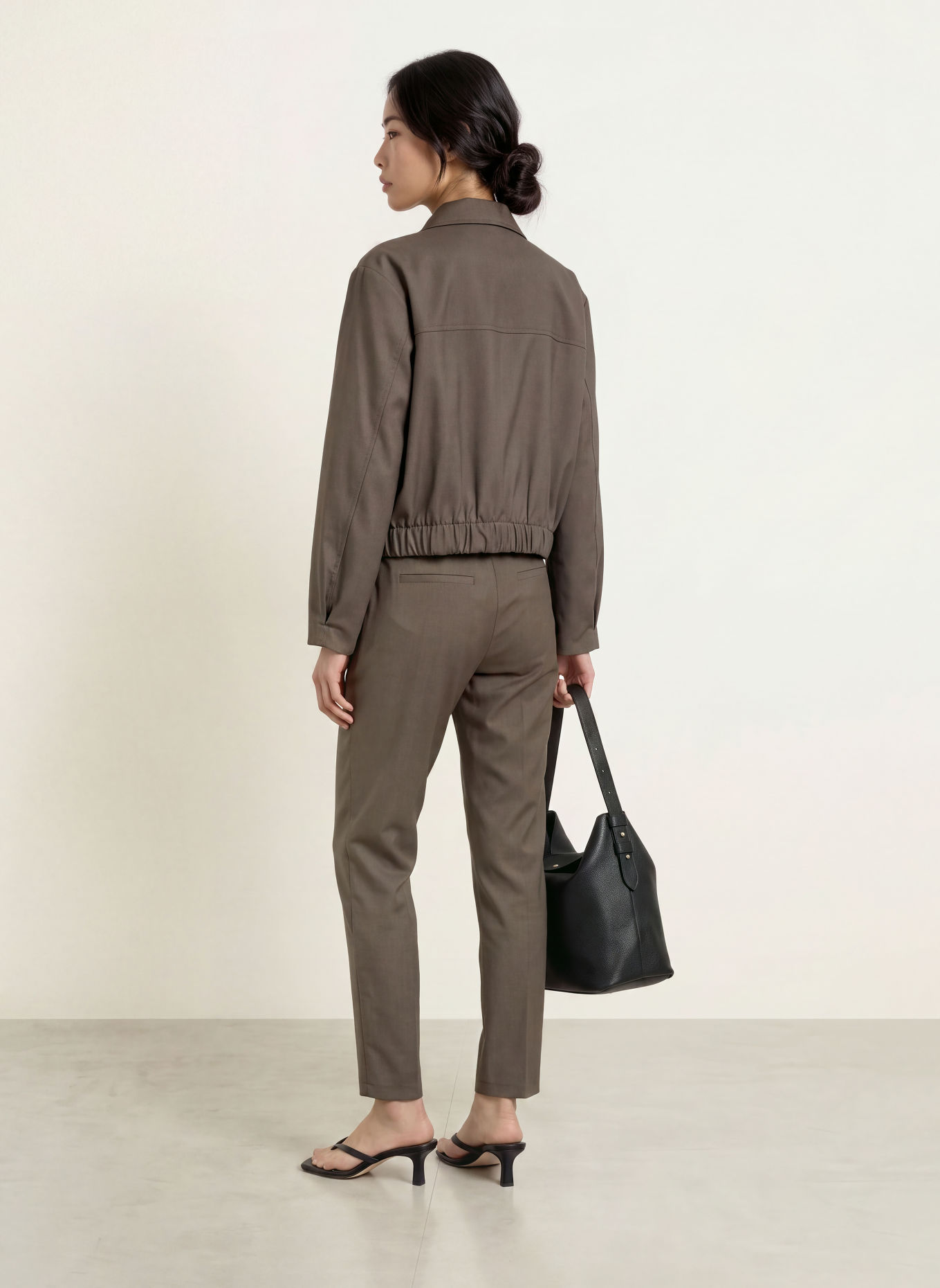 CINQUE Kastenjacke CILEDO: TAUPE