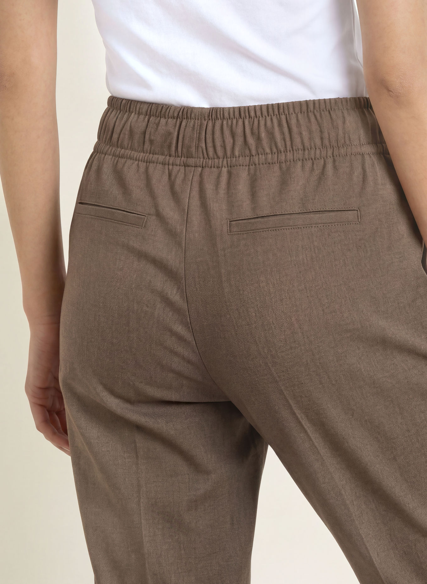 CINQUE Pantalon CISOFARI de style jogging: TAUPE