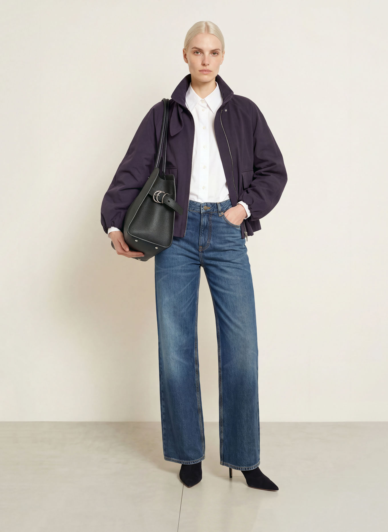 JOOP! JEANS Wide-Leg jeans MAILA: 417 Navy 417