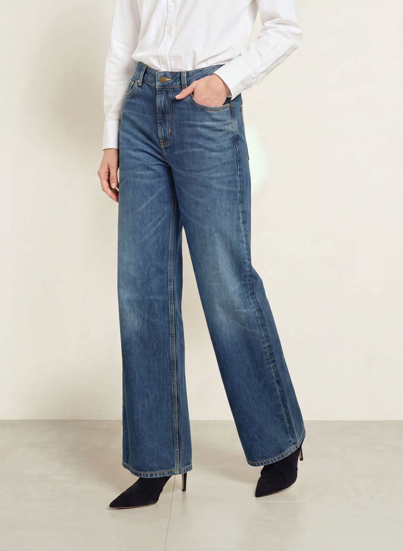 JOOP! JEANS Wide-Leg jeans MAILA: 417 Navy 417