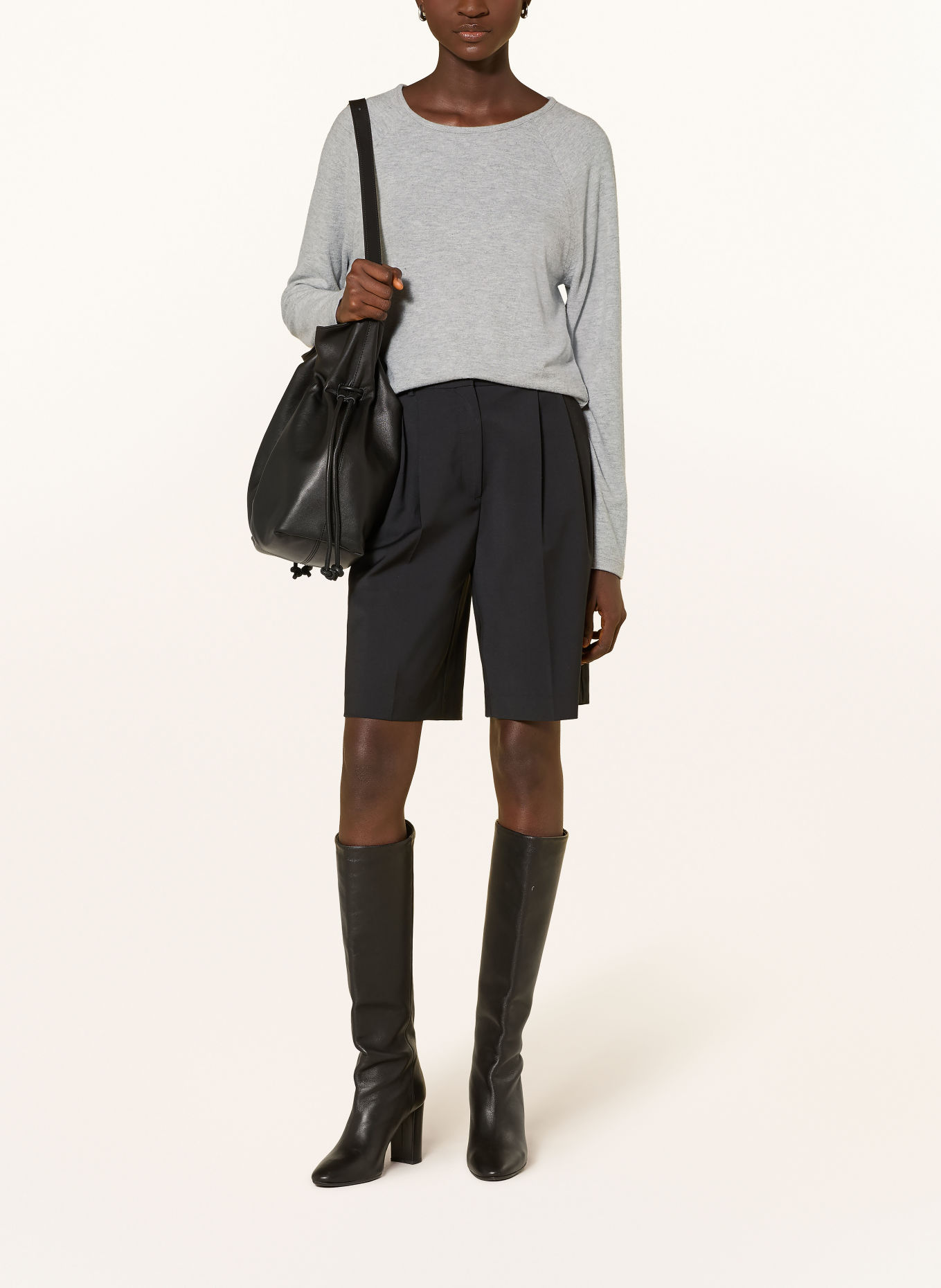 JOOP! JEANS Strick-Longsleeve TAISHA: HELLGRAU