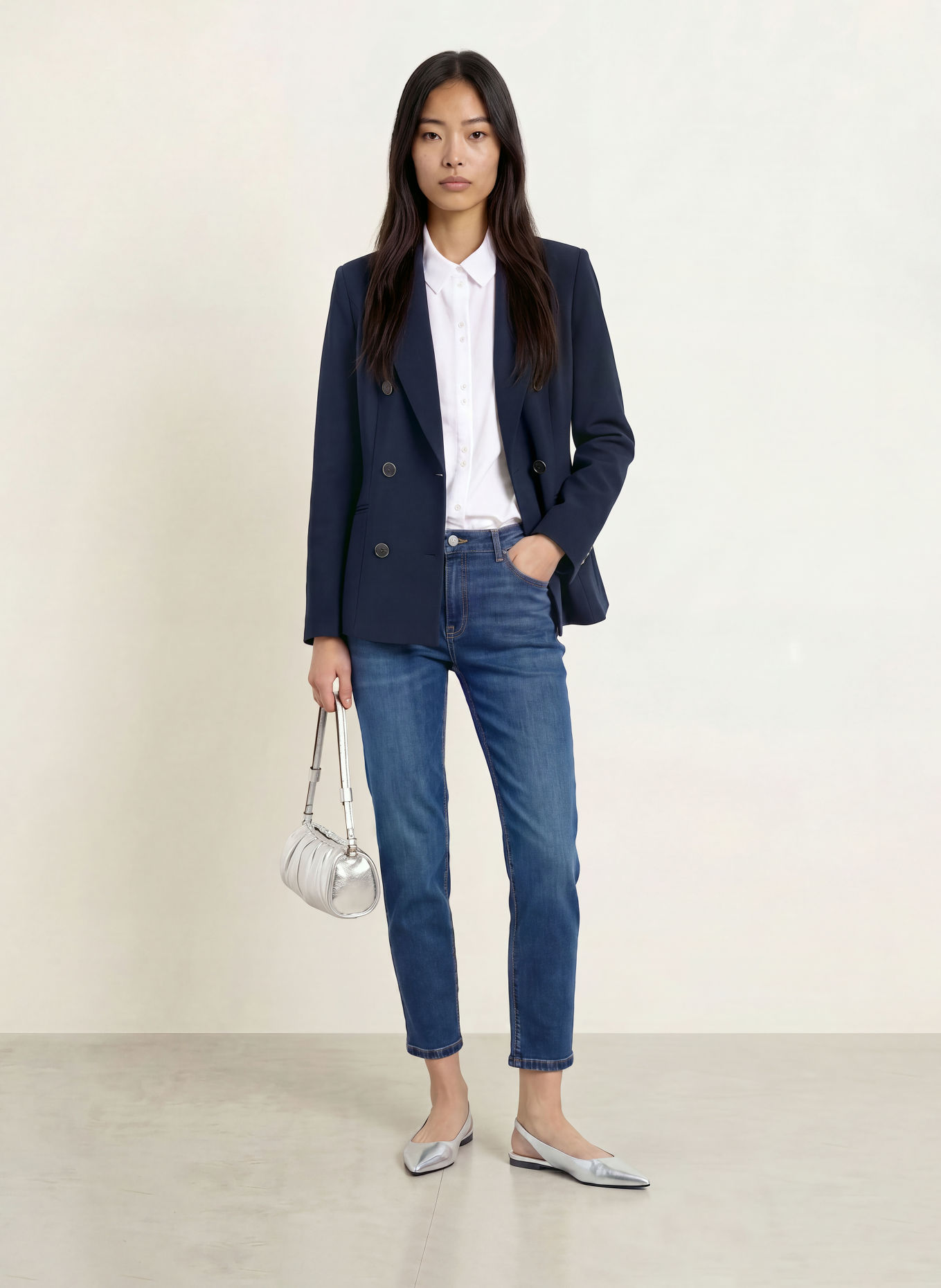 JOOP! JEANS MAREN Cropped jeans: 414 Navy 414