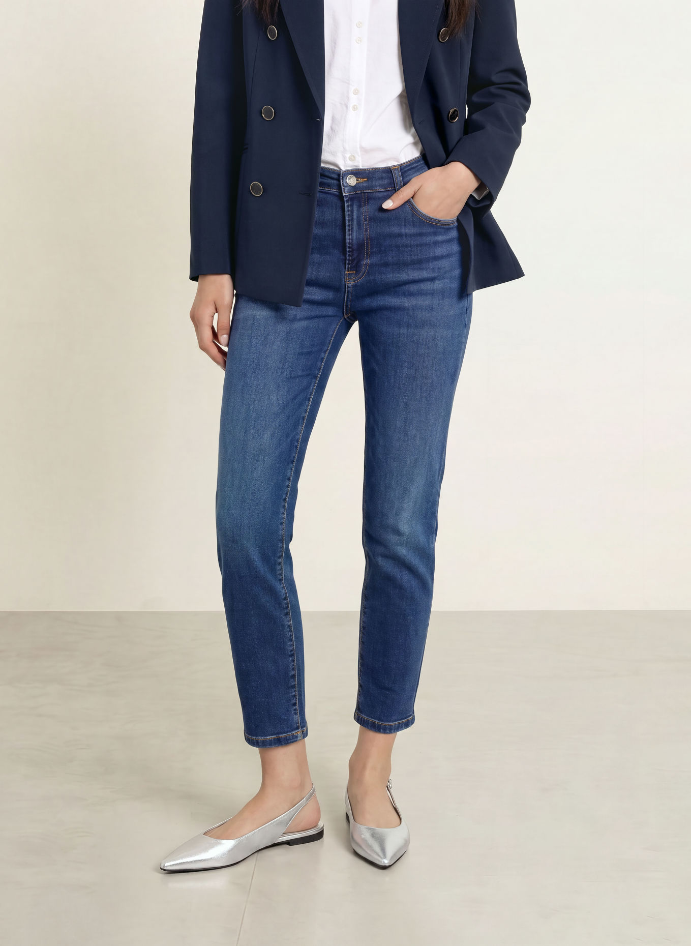 JOOP! JEANS MAREN Cropped jeans: 414 Navy 414