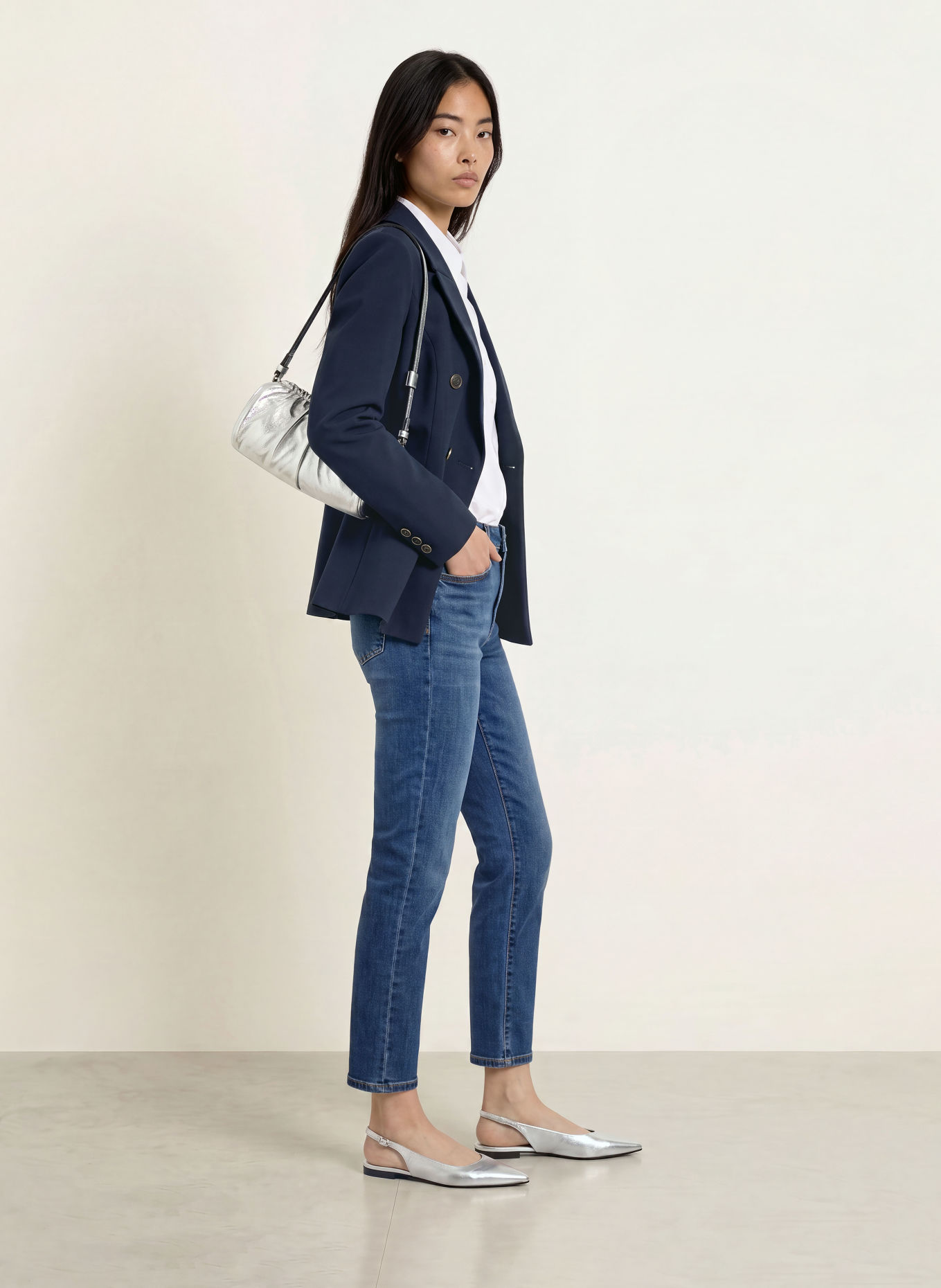 JOOP! JEANS MAREN Cropped jeans: 414 Navy 414
