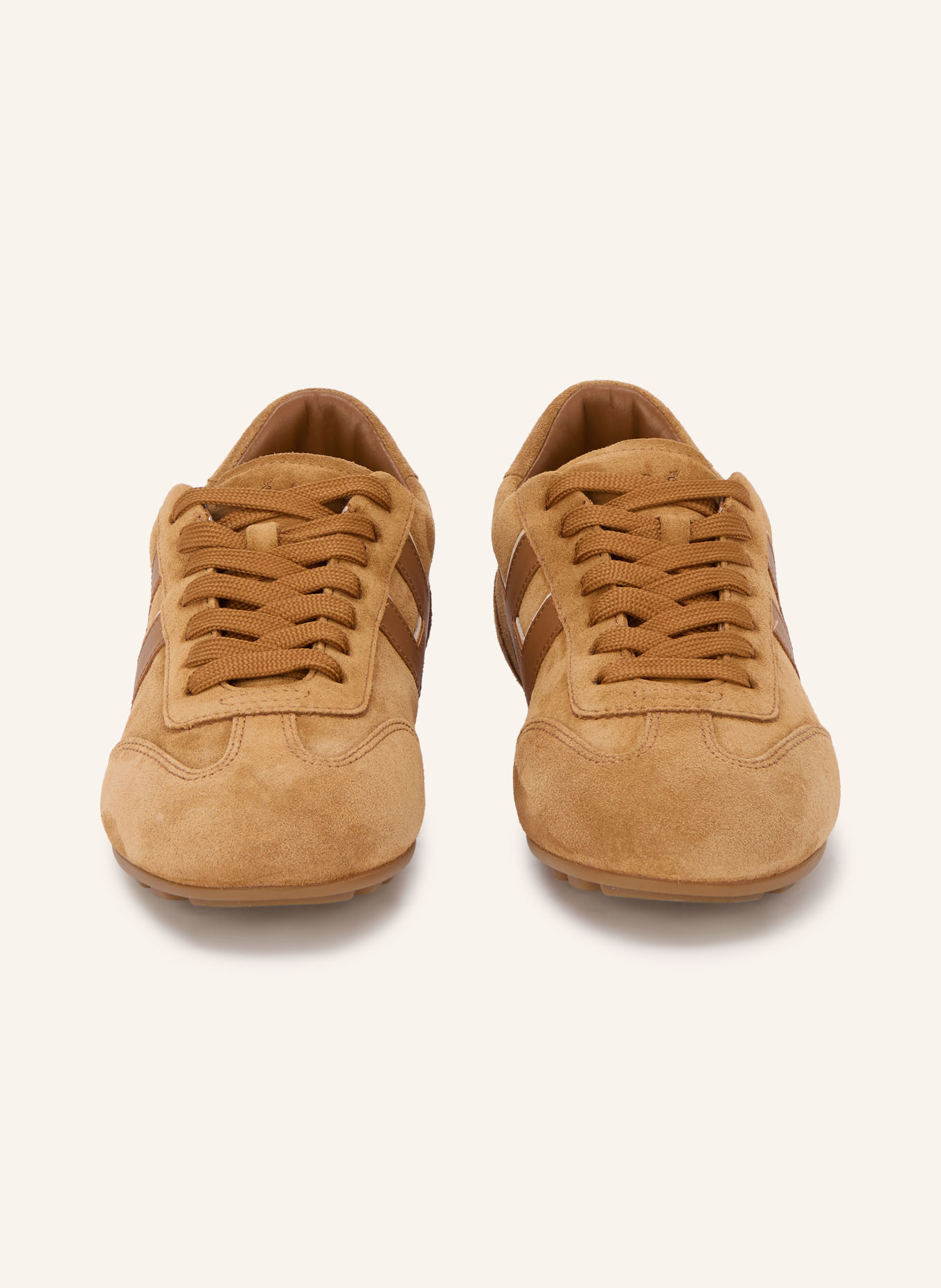 HOGAN Sneakers H693: LICHTBRUIN / BRUIN / WIT